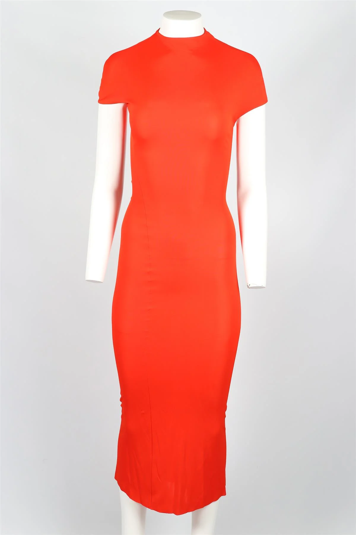 KHAITE RED JERSEY MAXI DRESS XSMALL - Image 2