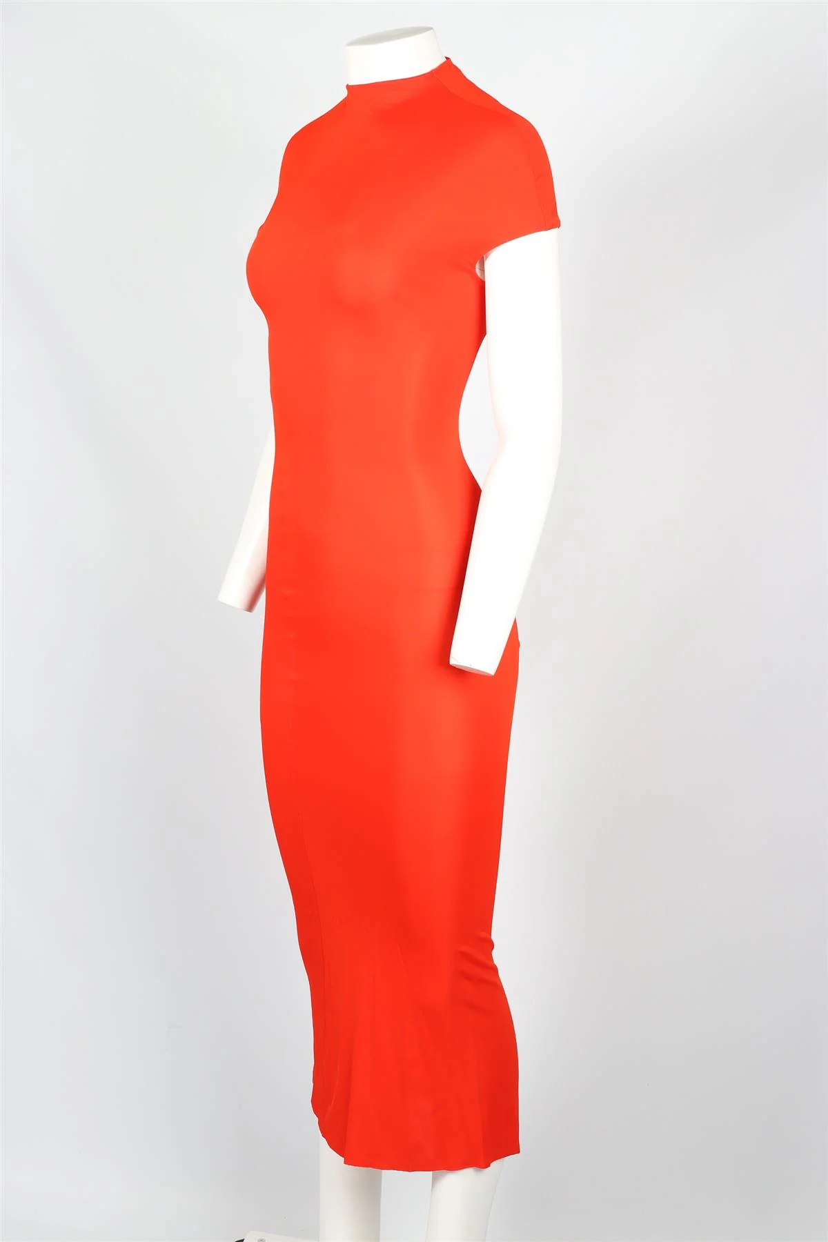 KHAITE RED JERSEY MAXI DRESS XSMALL - Image 3