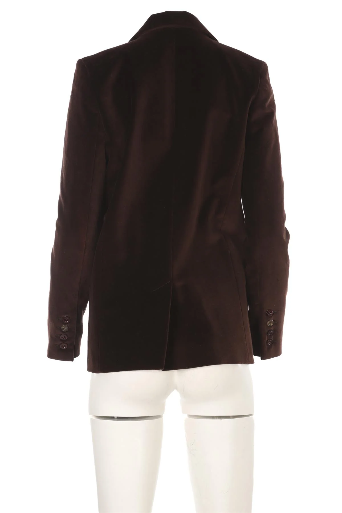 KIPPER BROWN VELVET BLAZER UK 8 - Image 4