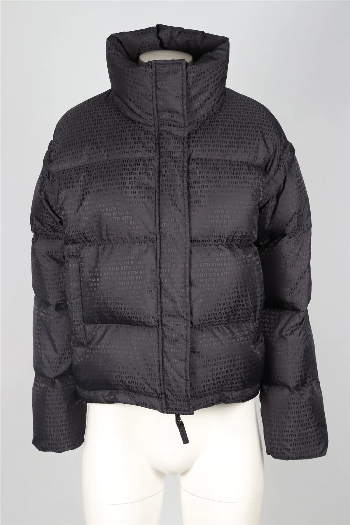 KITH BLACK PADDED SHELL JACKET SMALL - Image 2