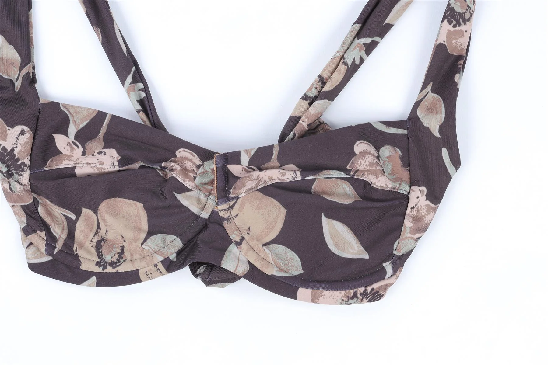 L SPACE BROWN BIKINI LARGE - Image 3