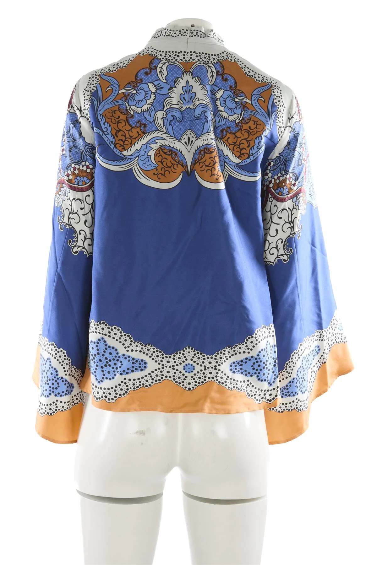 LA DOUBLE J BLUE SILK TOP SMALL - Image 4