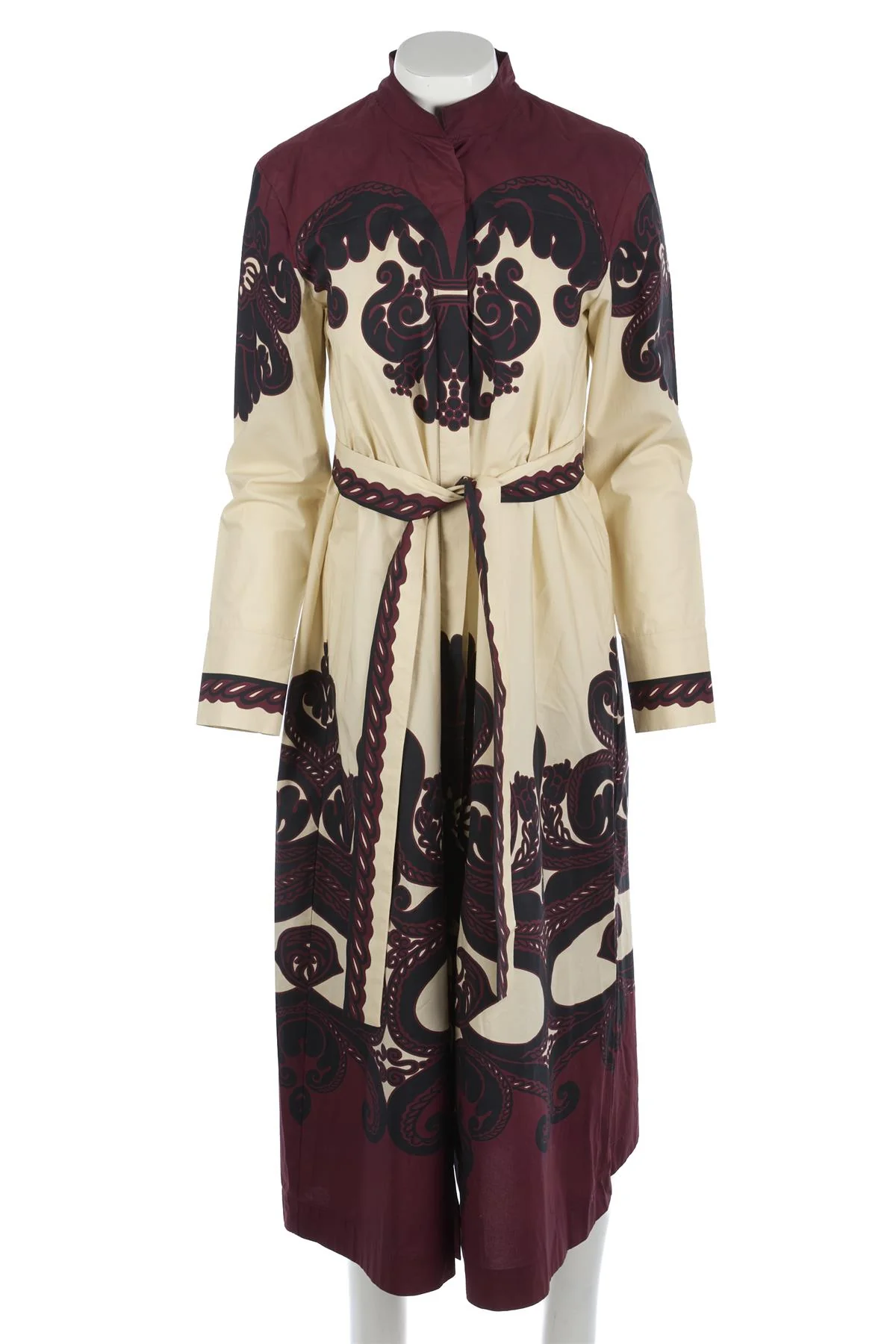 LA DOUBLE J BURGUNDY COTTON MAXI DRESS XSMALL - Image 2
