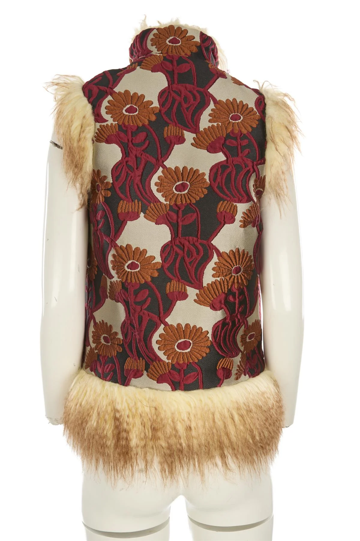 LA DOUBLE J MULTI FAUX FUR GILET XSMALL - Image 3