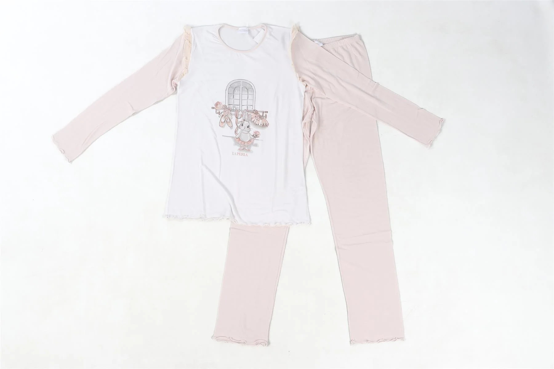 LA PERLA PINK KIDS GIRLS PYJAMA SET 12 YEARS - Image 2