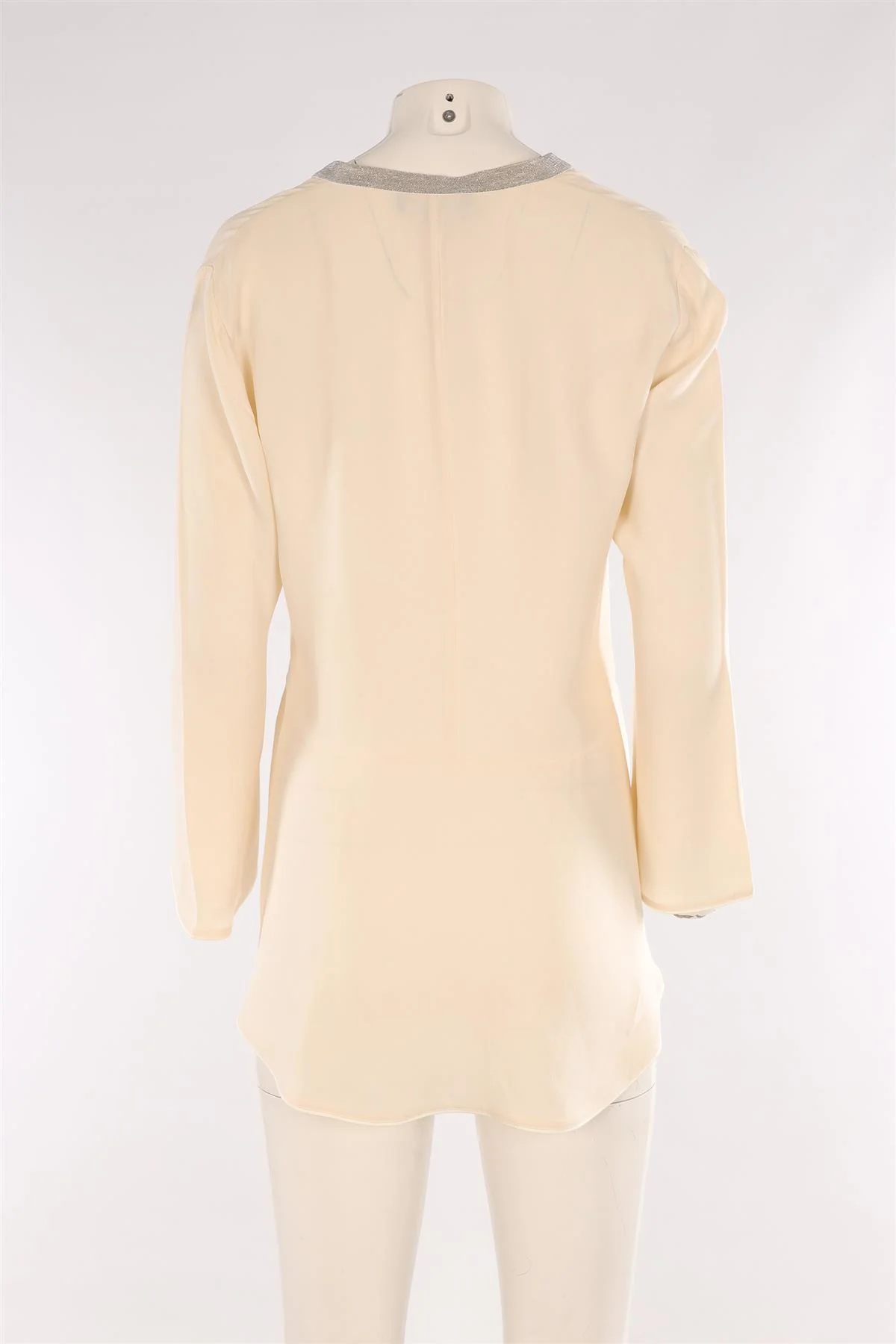 LAFAYETTE 148 IVORY SILK TOP SMALL - Image 4