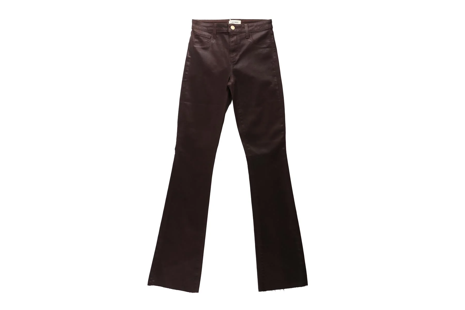 L'AGENCE BROWN HIGH RISE BOOTCUT JEANS W25 UK 6/8 - Image 2