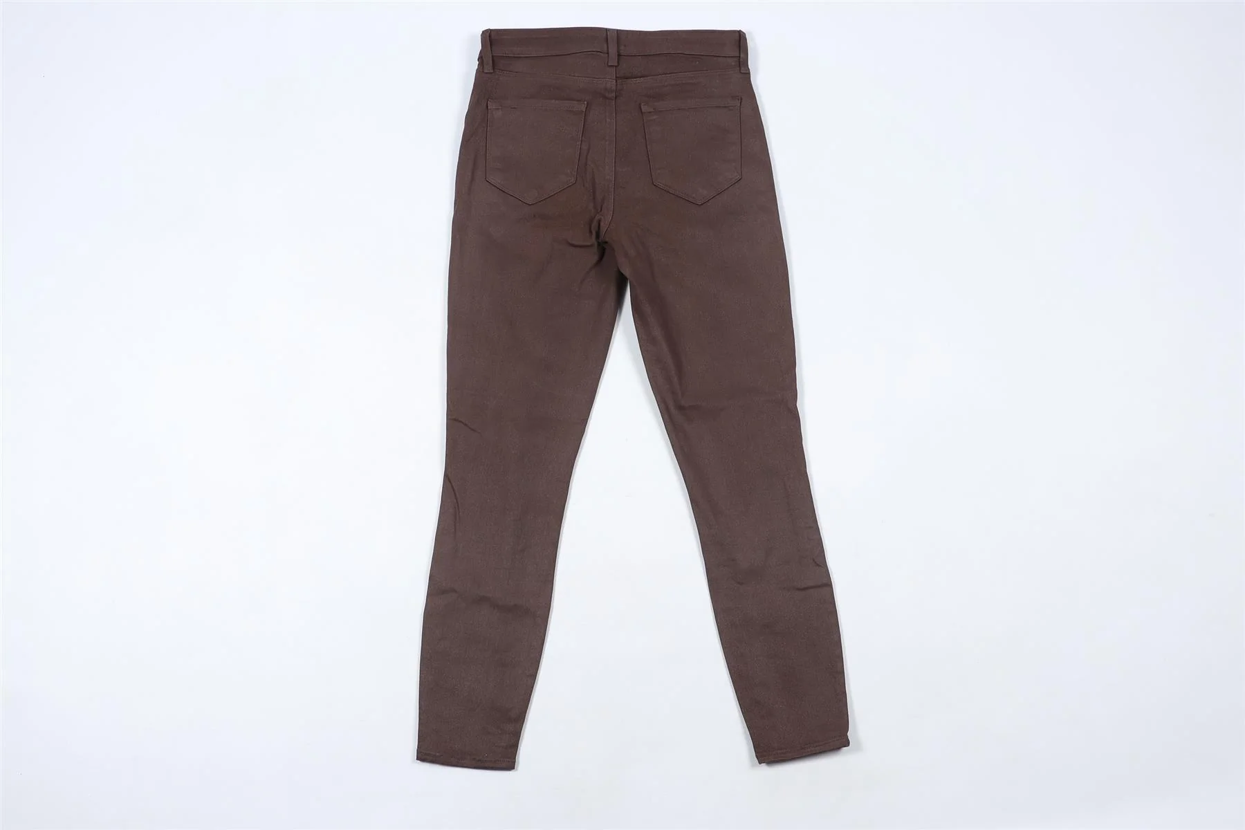L'AGENCE BROWN HIGH RISE SKINNY JEANS W26 UK 8 - Image 4