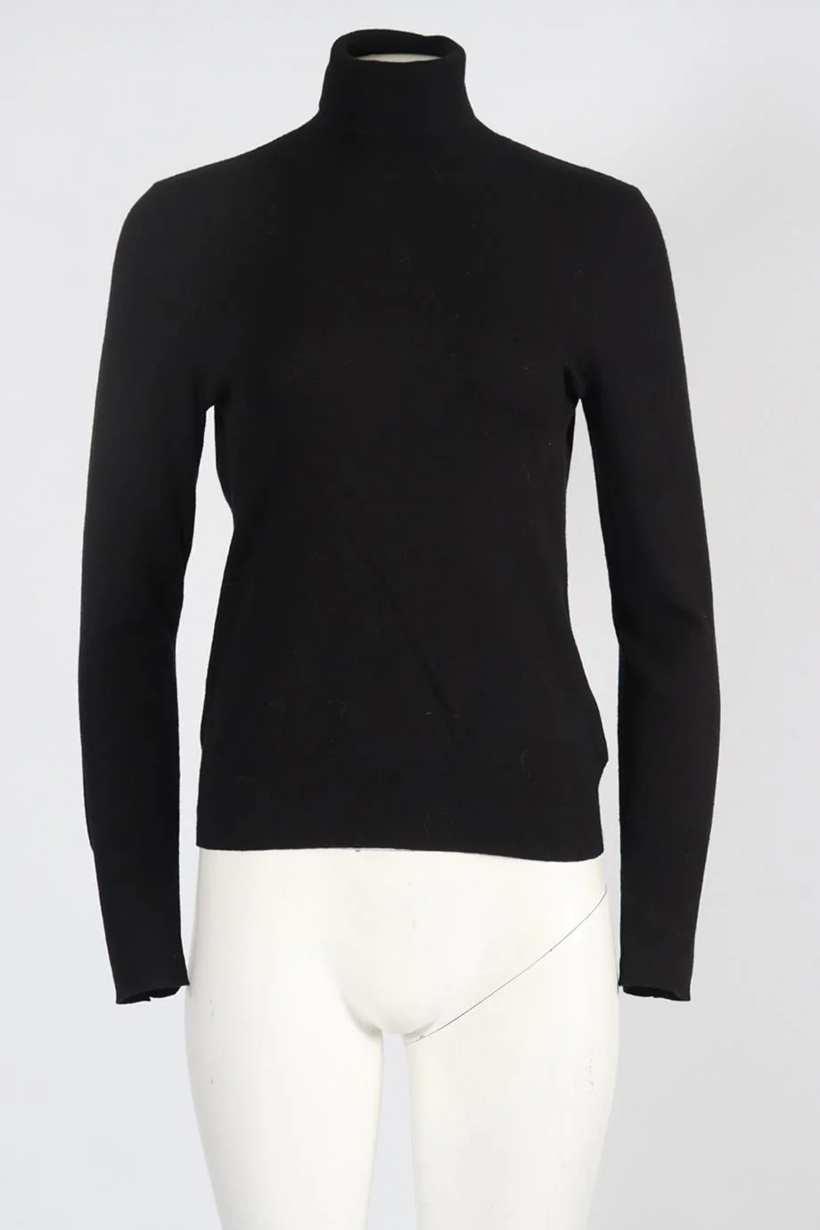 L'AGENCE COTTON BLEND TURTLENECK SWEATER MEDIUM - Image 2