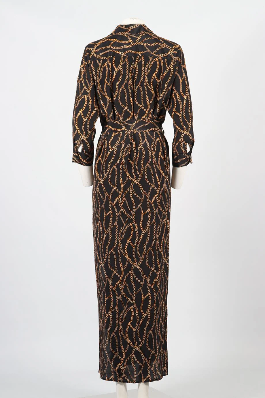 L'AGENCE SILK MAXI DRESS MEDIUM - Image 4