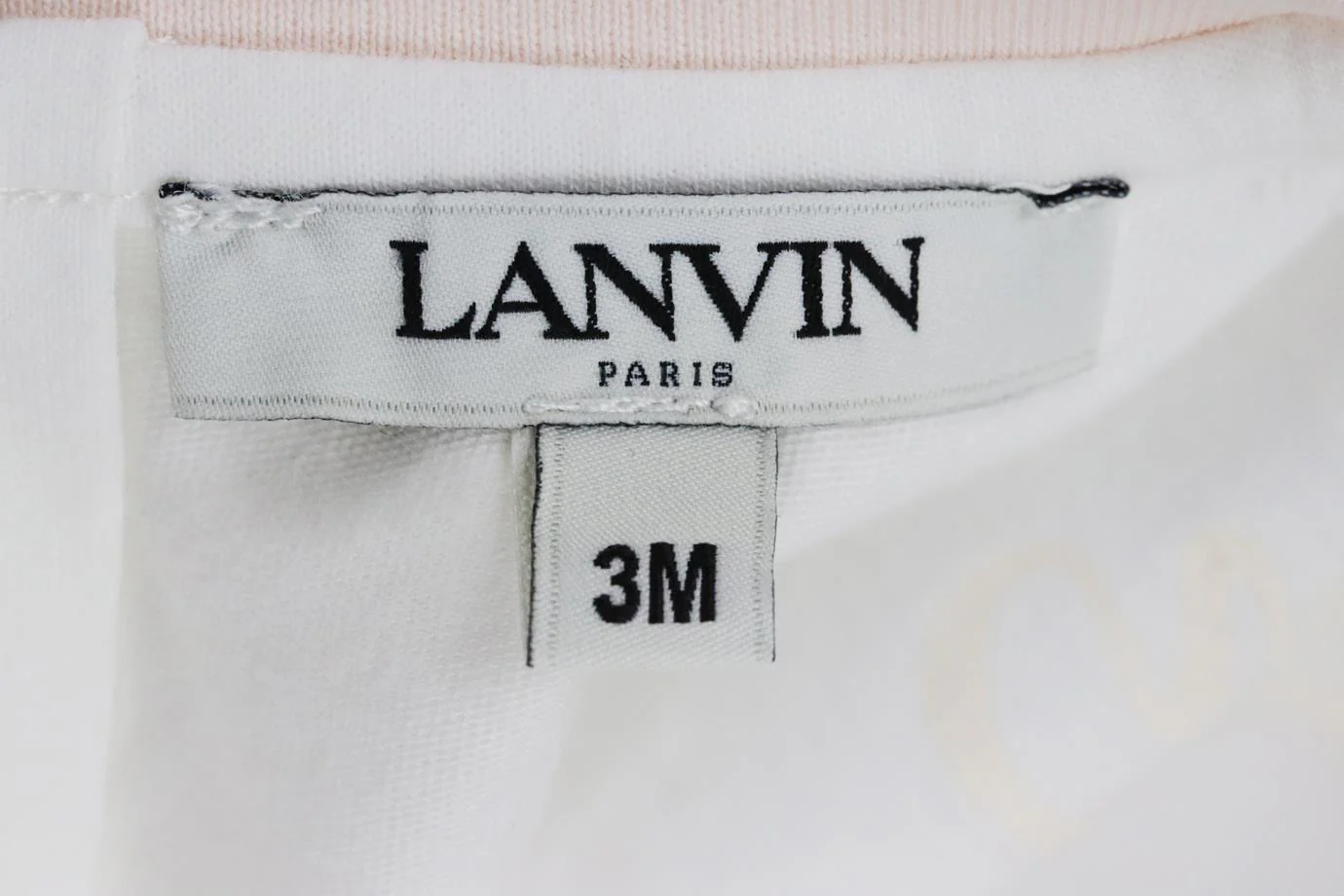 LANVIN BABY GIRLS COTTON TOP AND LEGGINGS SET 3 MONTHS - Image 8