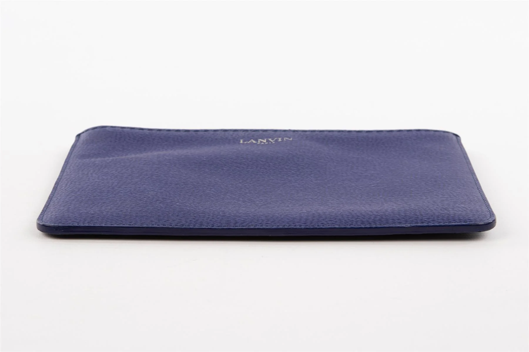 LANVIN BLUE LEATHER CLUTCH - Image 5