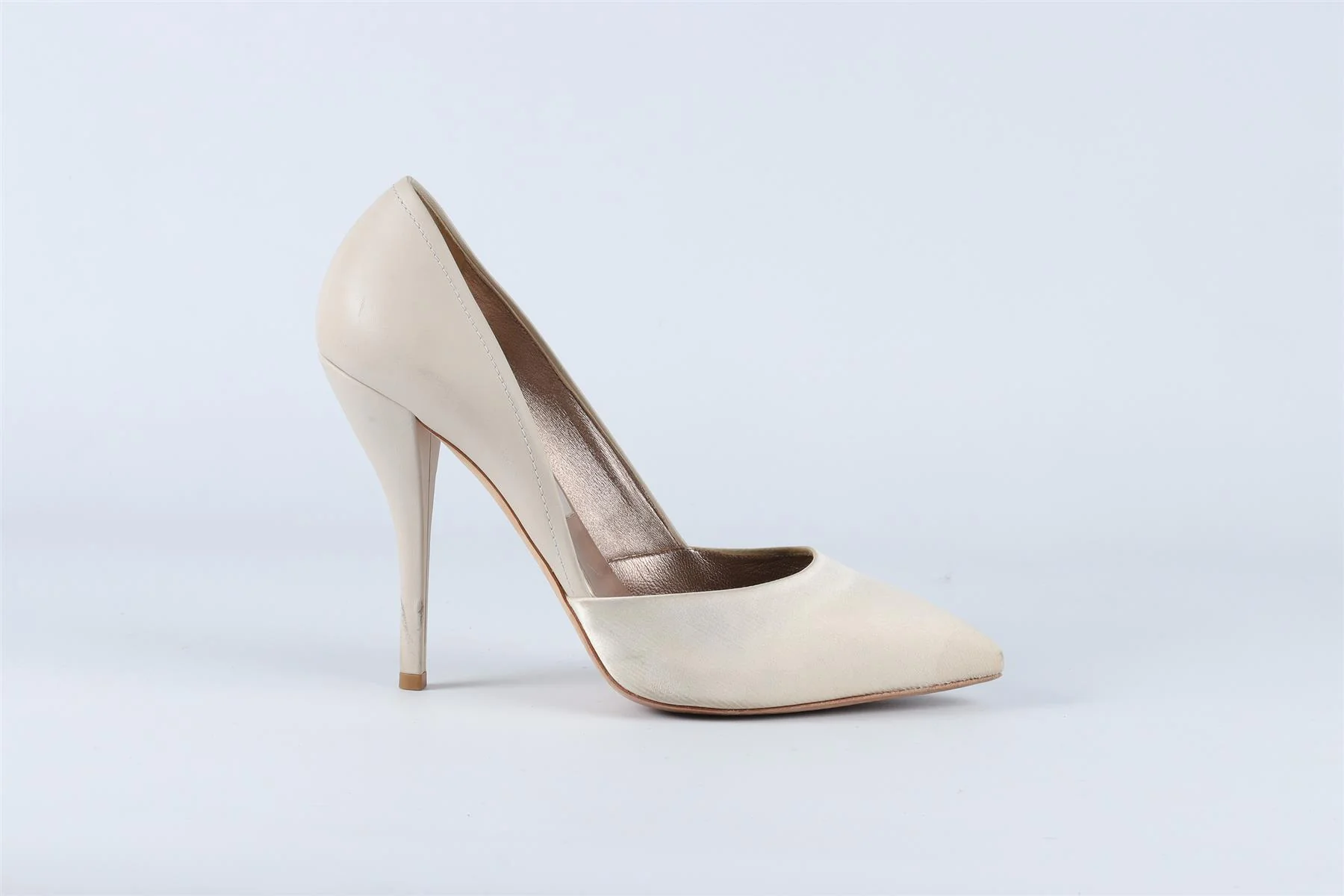 LANVIN CREAM LEATHER PUMPS EU 38 UK 5 US 8 - Image 2