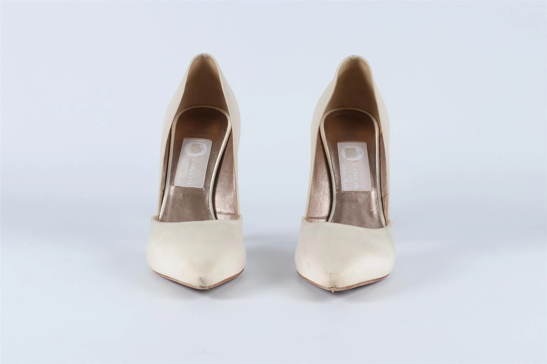 LANVIN CREAM LEATHER PUMPS EU 38 UK 5 US 8 - Image 3