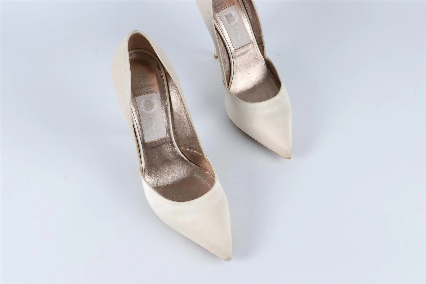 LANVIN CREAM LEATHER PUMPS EU 38 UK 5 US 8 - Image 4
