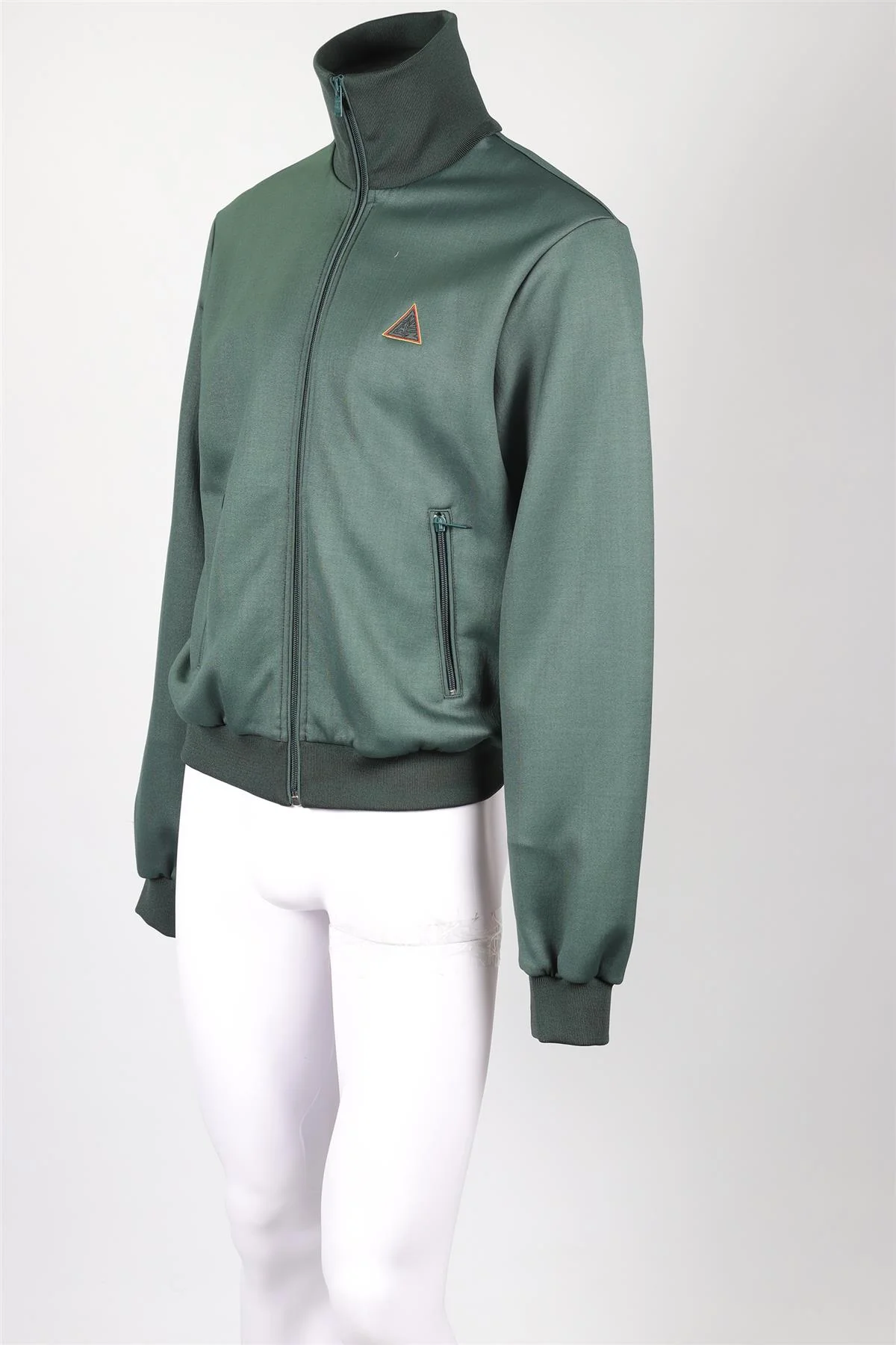 LANVIN GREEN MEN'S JERSEY JACKET MEDIUM - Image 3
