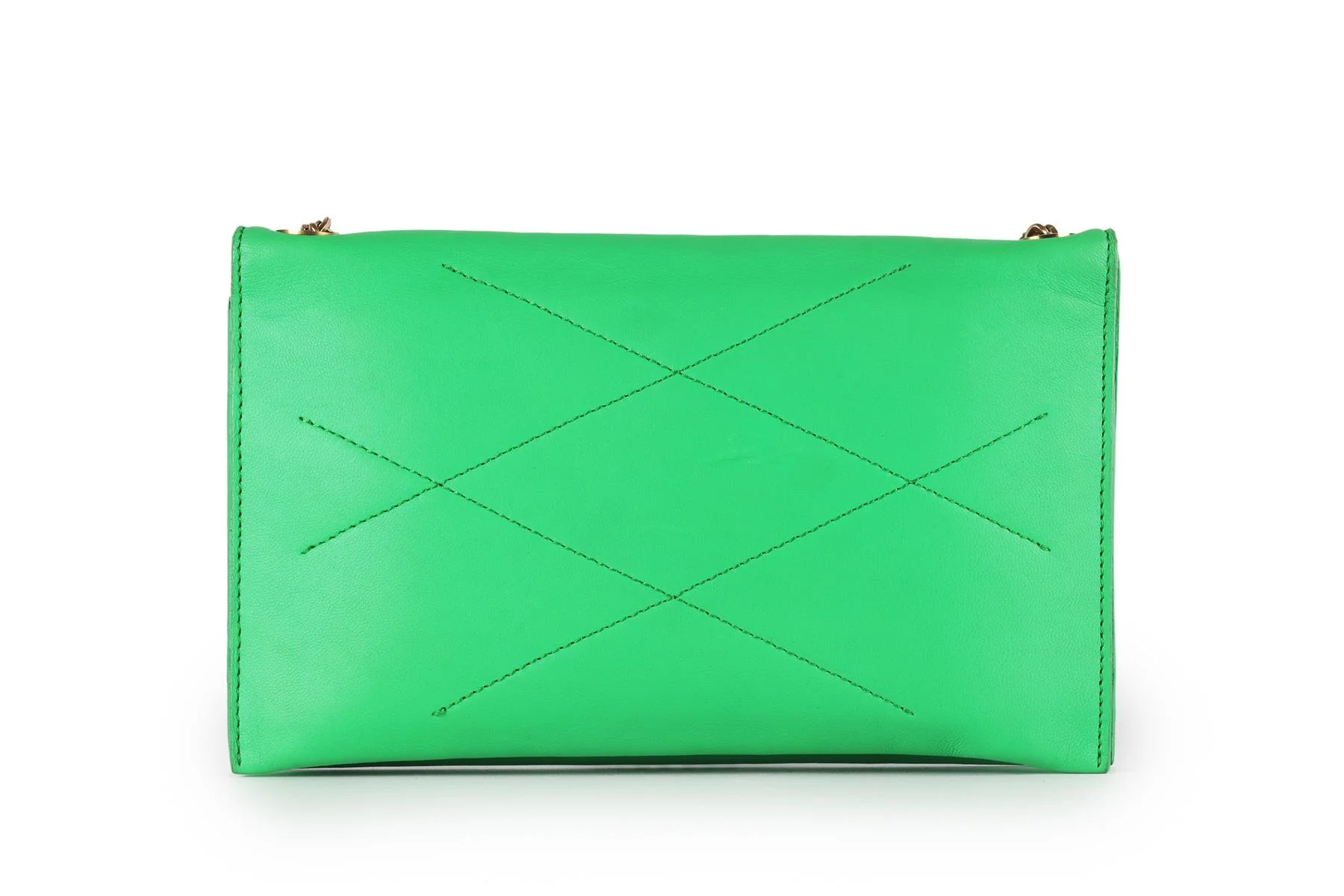 LANVIN GREEN SUGAR WALLET ON CHAIN LEATHER SHOULDER BAG - Image 7