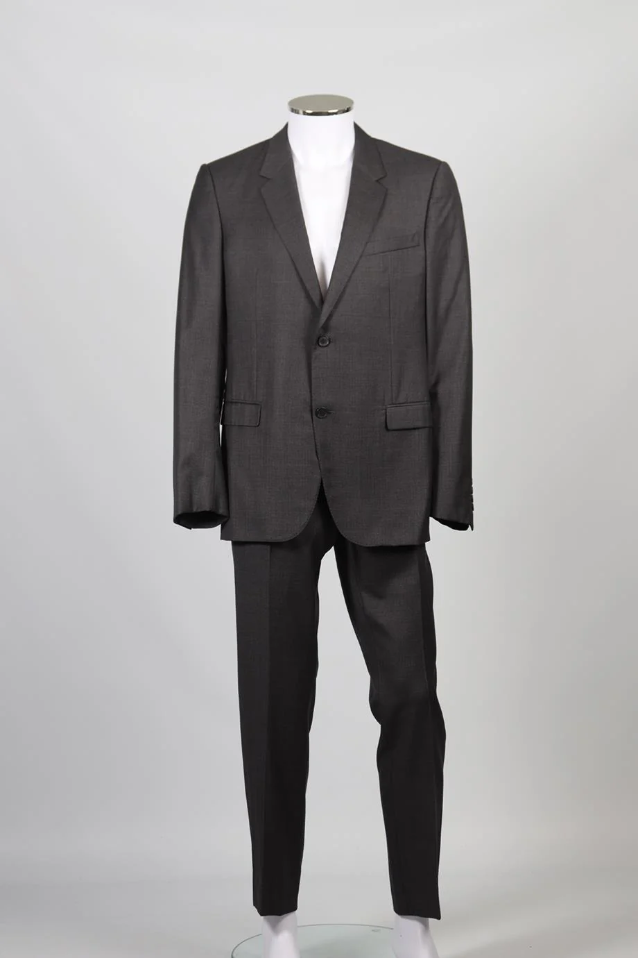LANVIN MEN'S WOOL TWO PIECE SUIT IT 52 UK/US 36 FR 44 - Image 2