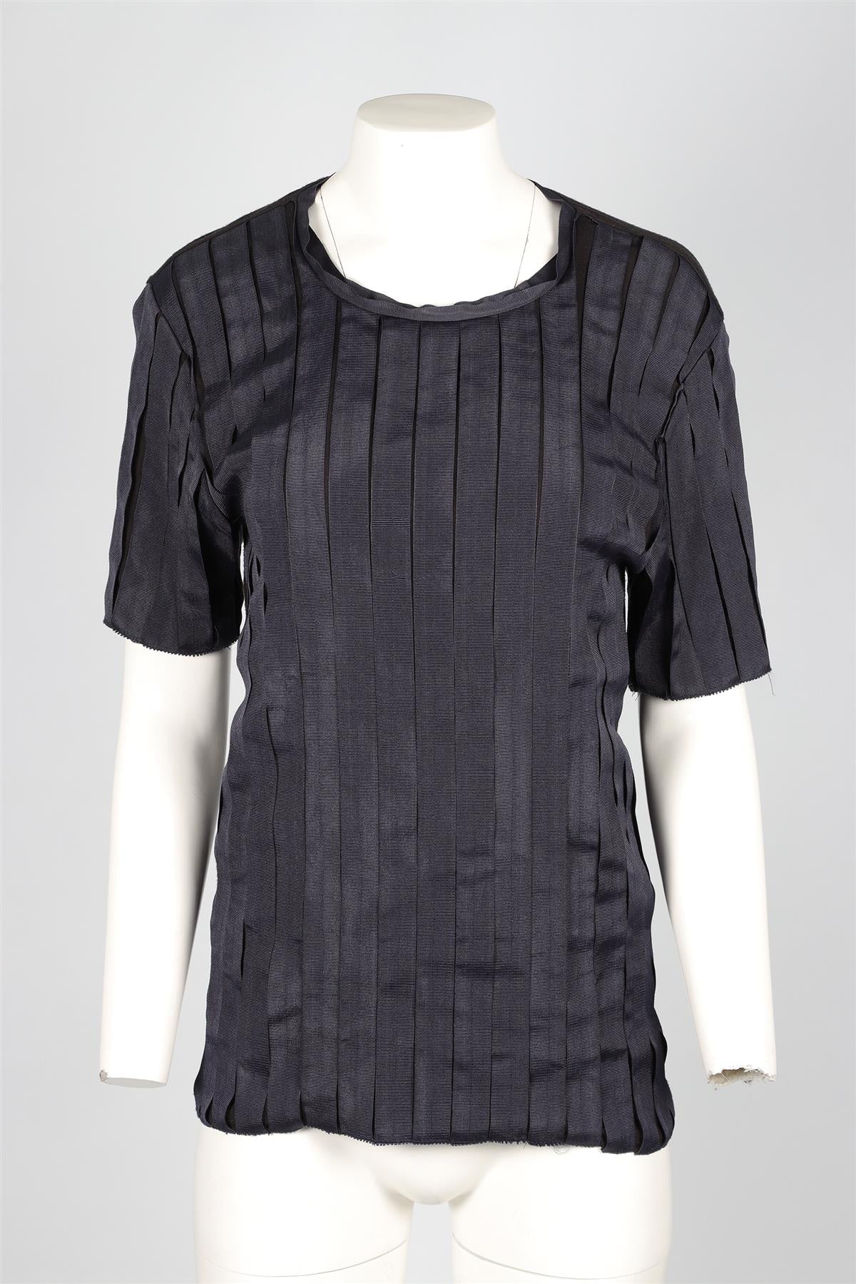 LANVIN NAVY COTTON TOP SMALL - Image 2