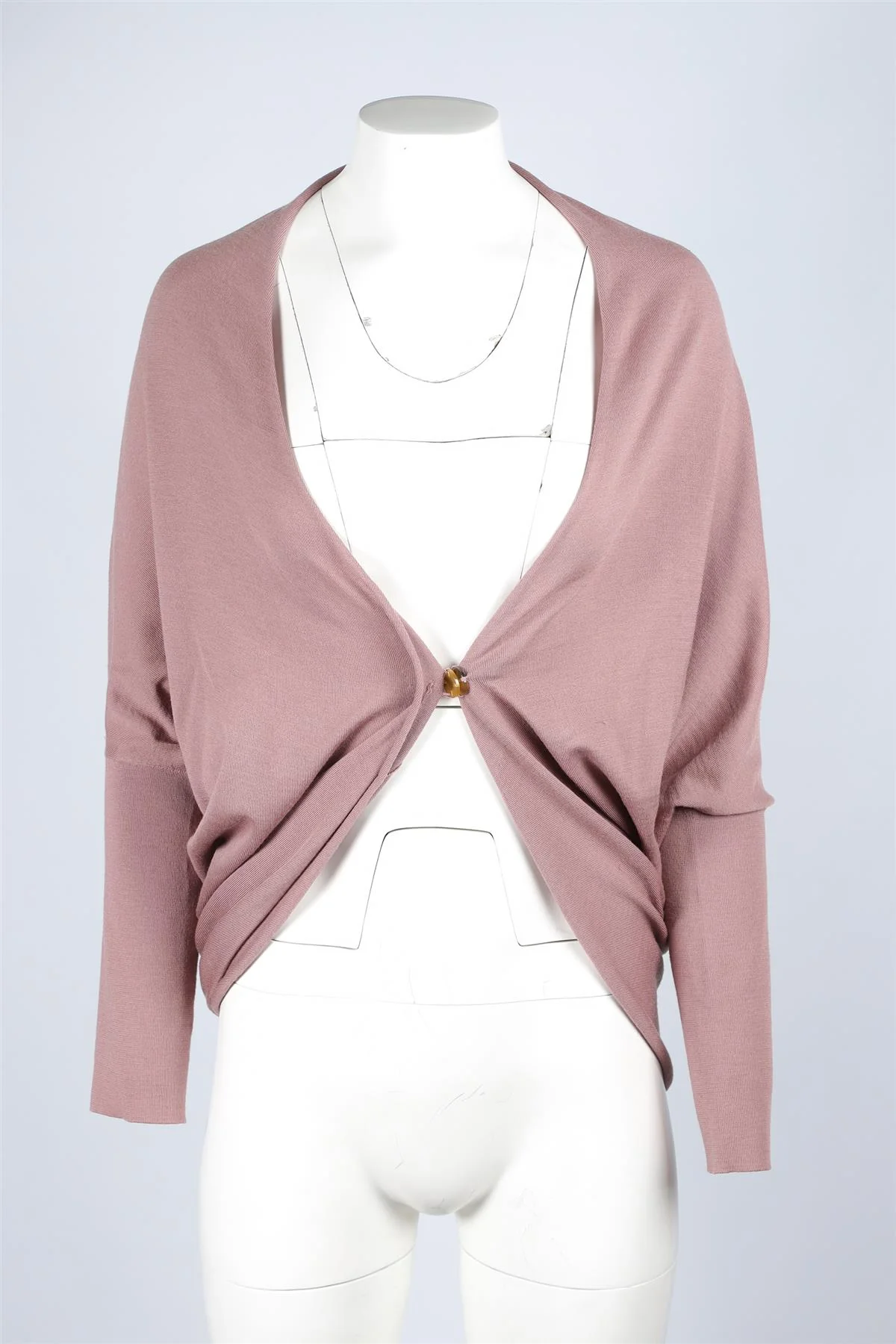 LANVIN PINK WOOL CARDIGAN LARGE - Image 2
