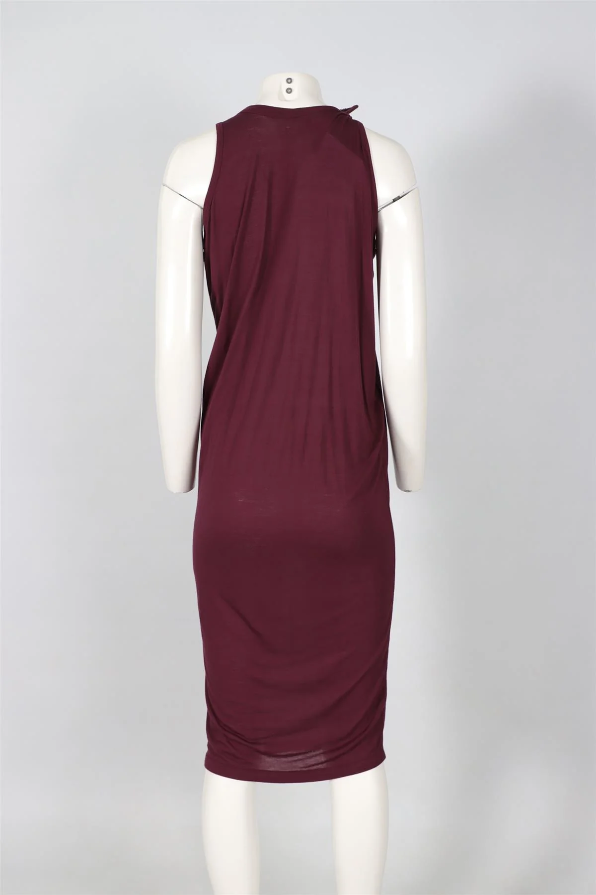 LANVIN PURPLE JERSEY MAXI DRESS SMALL - Image 4