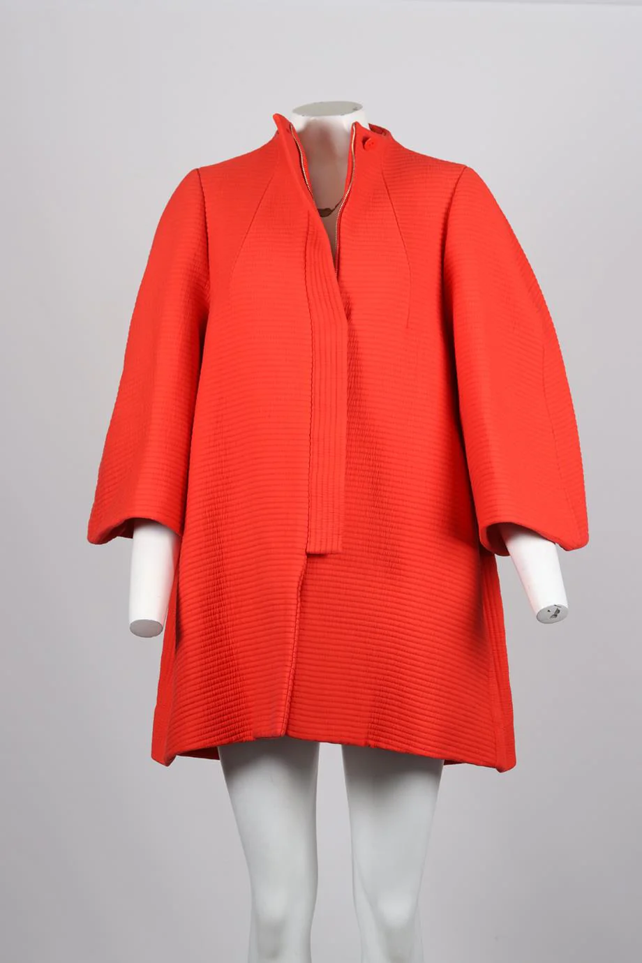 LANVIN QUILTED COTTON COAT FR 36 UK 8 - Image 2