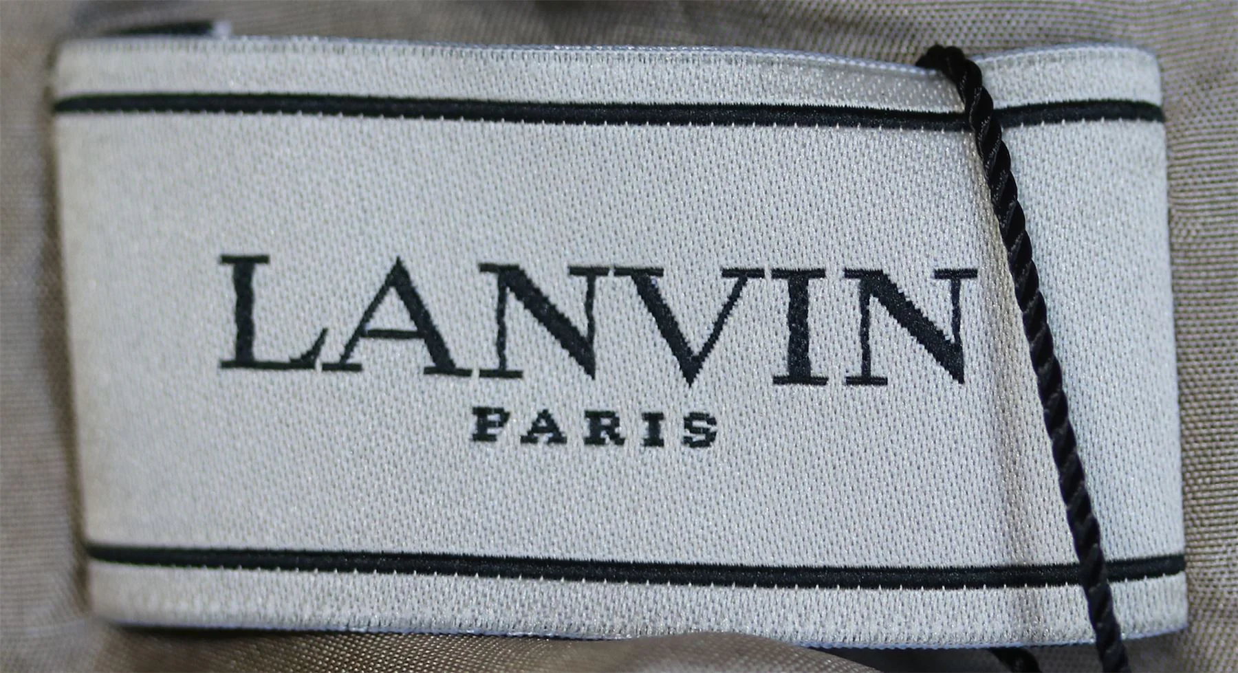 LANVIN TWISTED BOW BACK PLEATED DRESS FR 36 UK 8 - Image 5