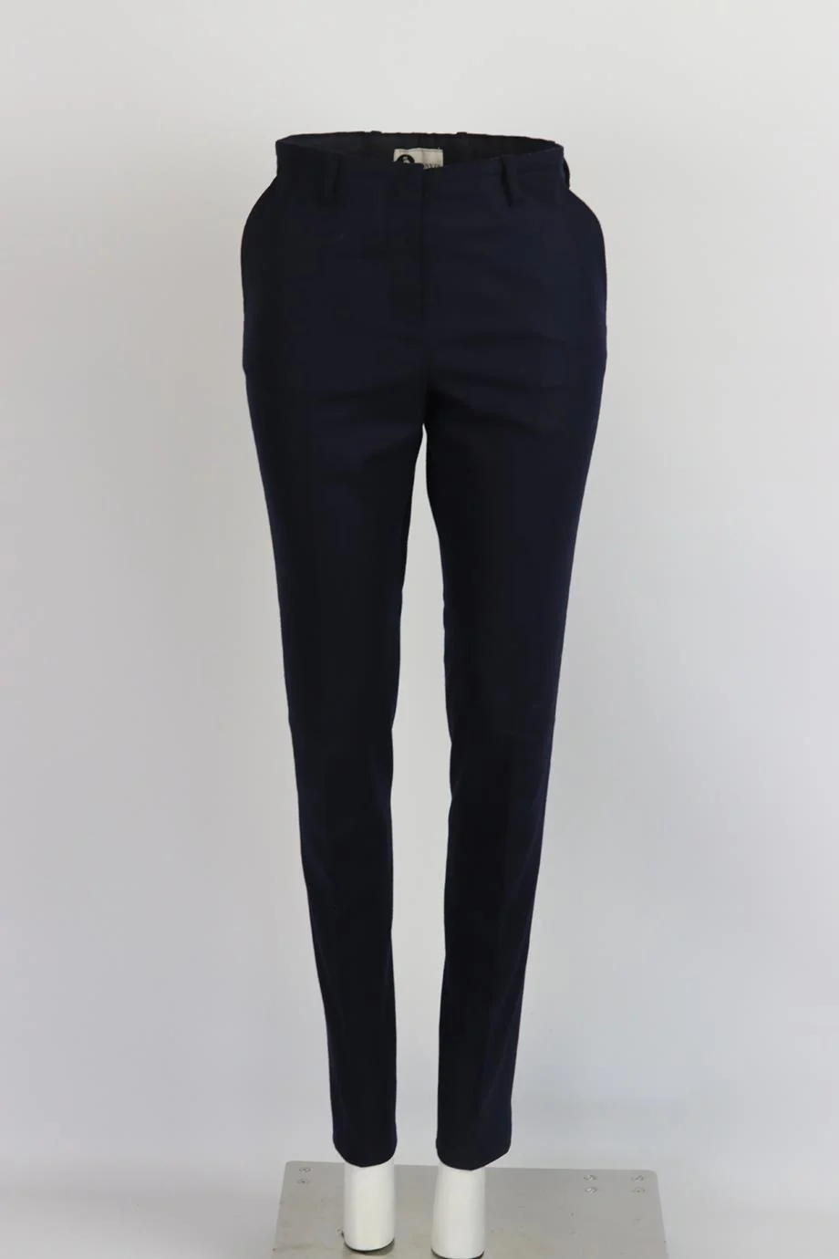LANVIN WOOL SLIM LEG PANTS FR 36 UK 8 - Image 2