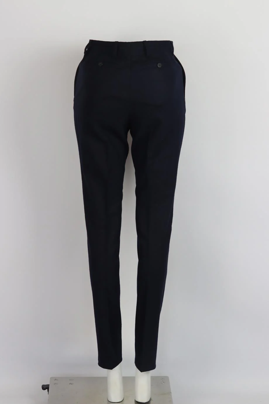 LANVIN WOOL SLIM LEG PANTS FR 36 UK 8 - Image 4