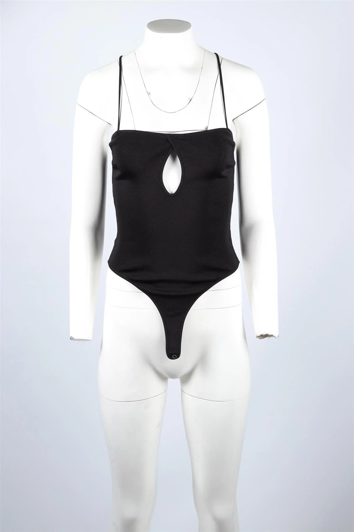 LAPOINTE BLACK KNIT BODYSUIT XSMALL - Image 2