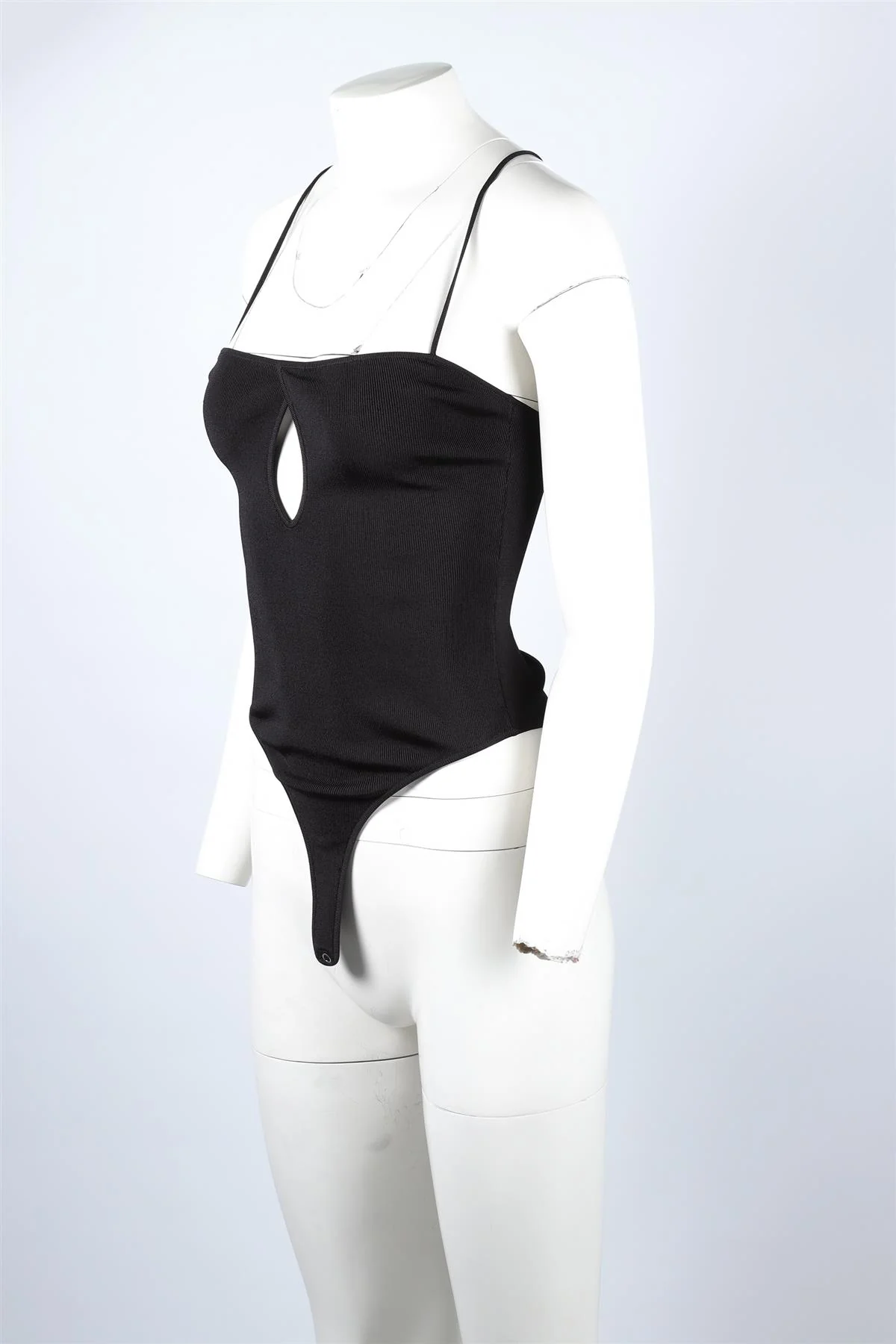 LAPOINTE BLACK KNIT BODYSUIT XSMALL - Image 3