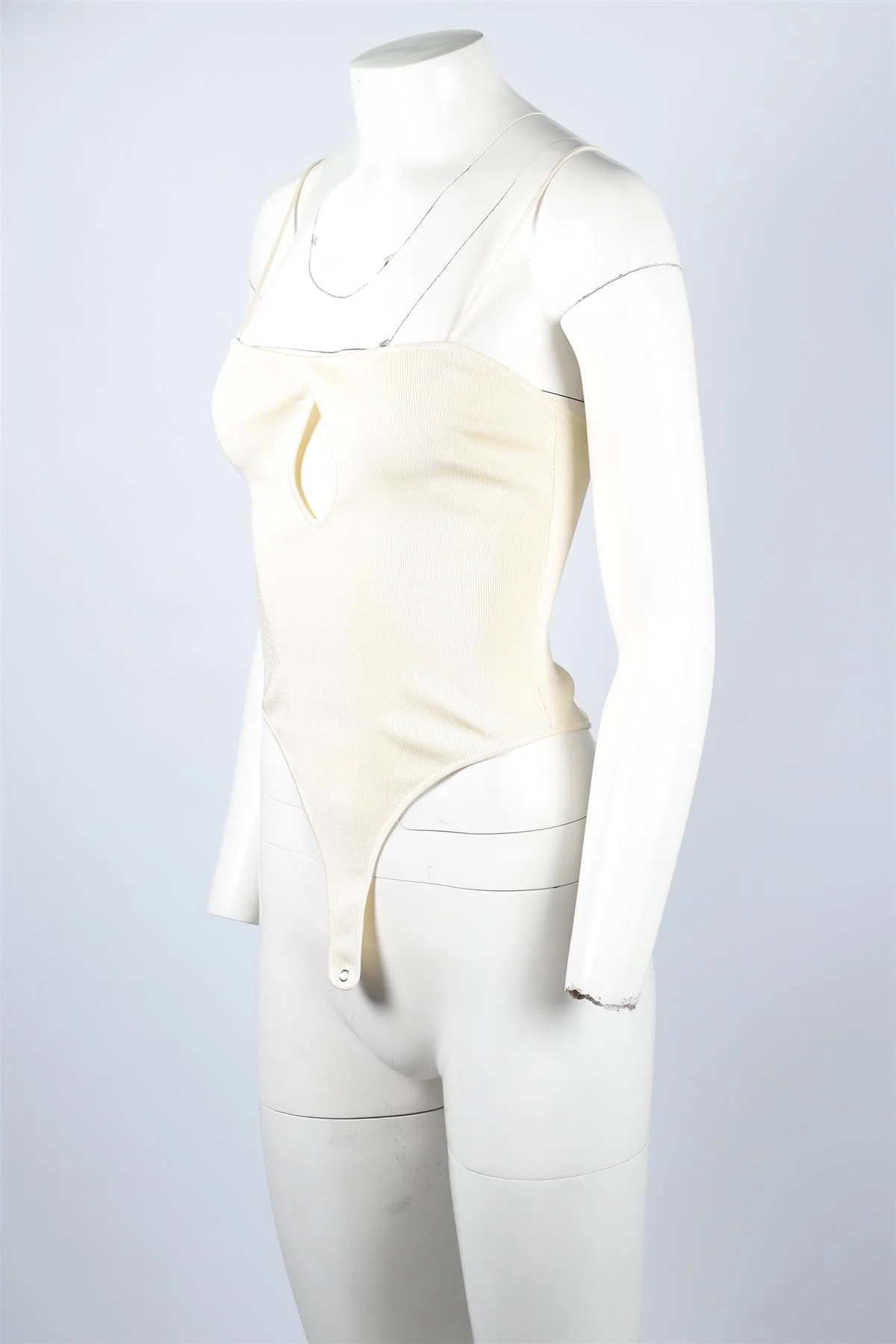 LAPOINTE CREAM KNIT BODYSUIT XSMALL - Image 3