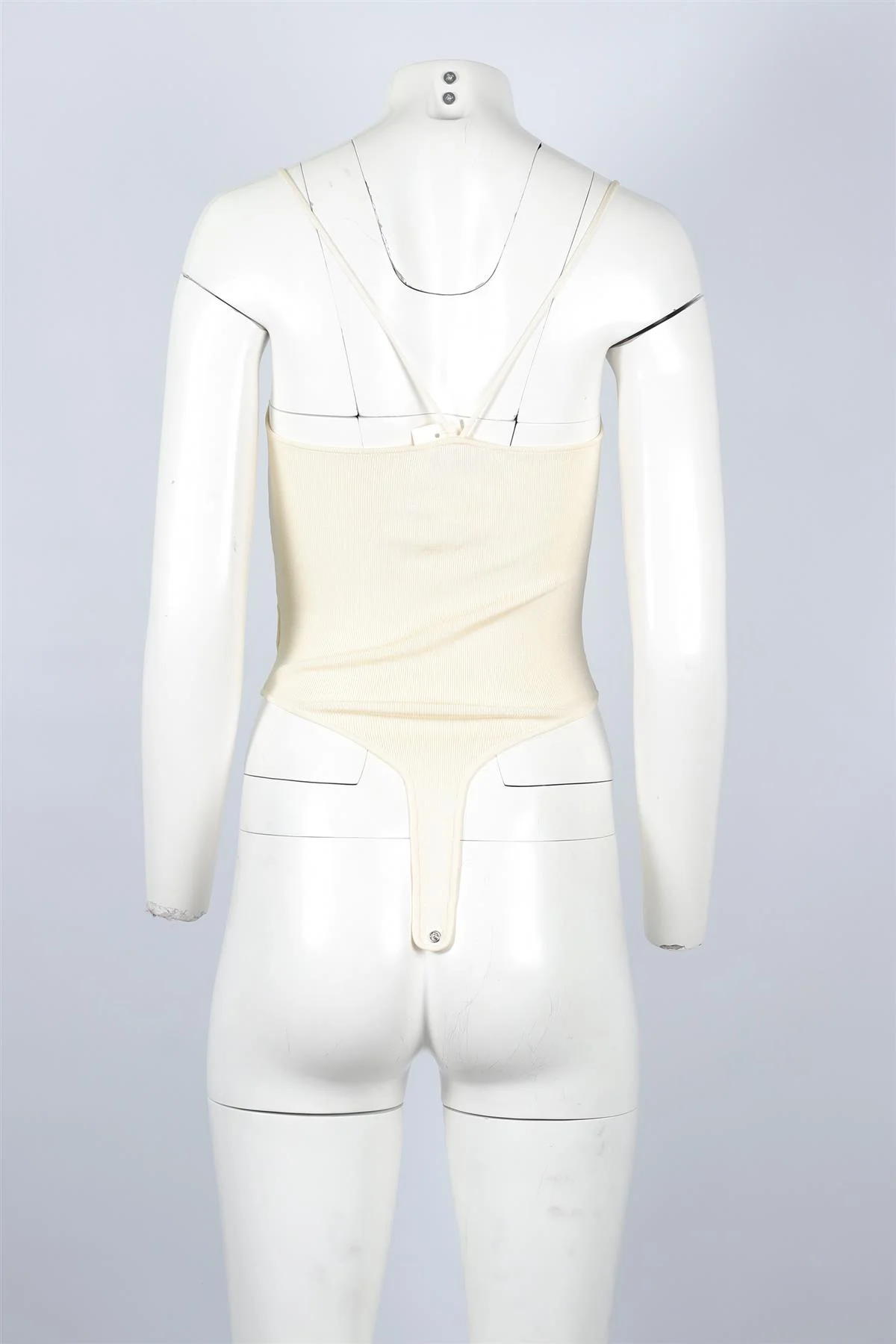 LAPOINTE CREAM KNIT BODYSUIT XSMALL - Image 4