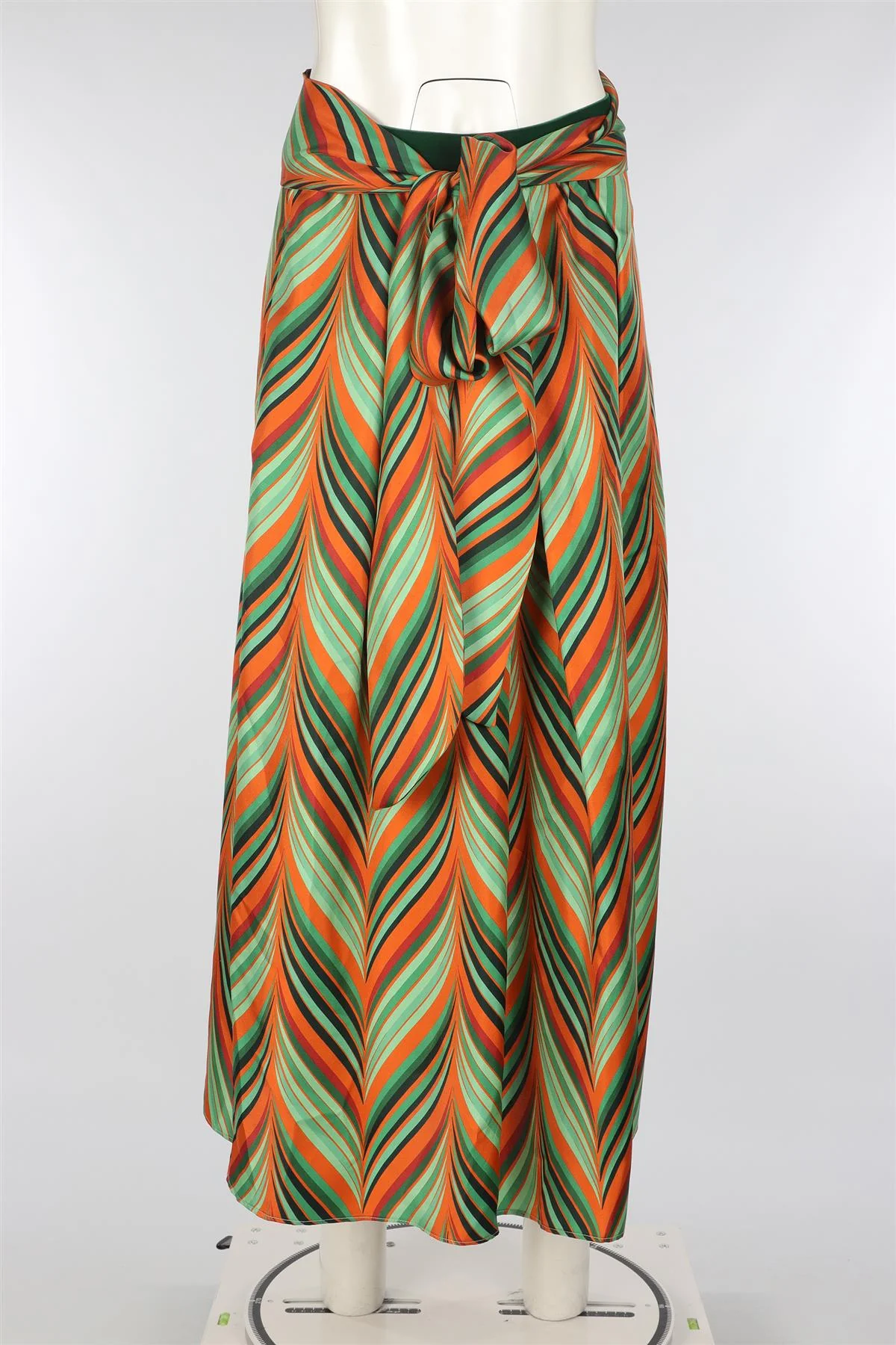 LE GONNE RUFFIANE + GRAND HOTEL TREMEZZO MULTI SILK MAXI SKIRT SMALL - Image 2