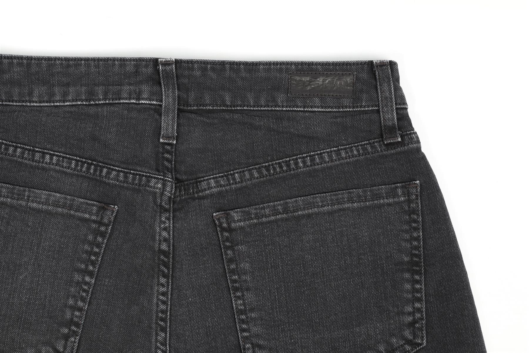 LE JEAN HIGH RISE DENIM SHORTS W27 UK 8-10 - Image 5