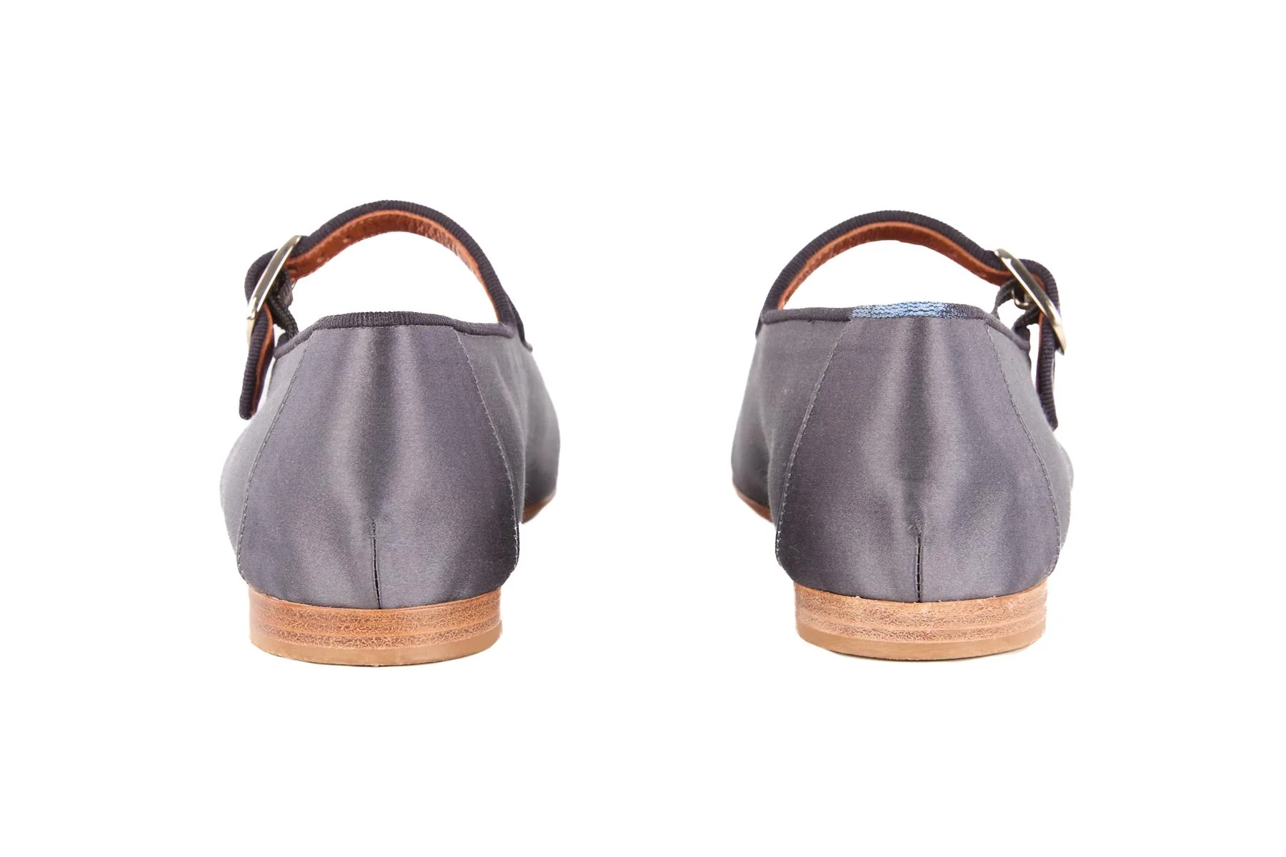 LE MONDE BERYL NAVY SATIN BALLET FLATS EU 38.5 UK 5.5 US 8.5 - Image 5