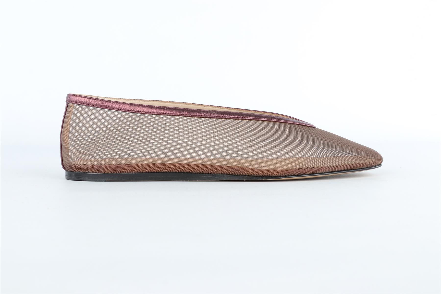 LE MONDE BERYL PURPLE MESH BALLET FLATS EU 37 UK 4 US 7 - Image 2