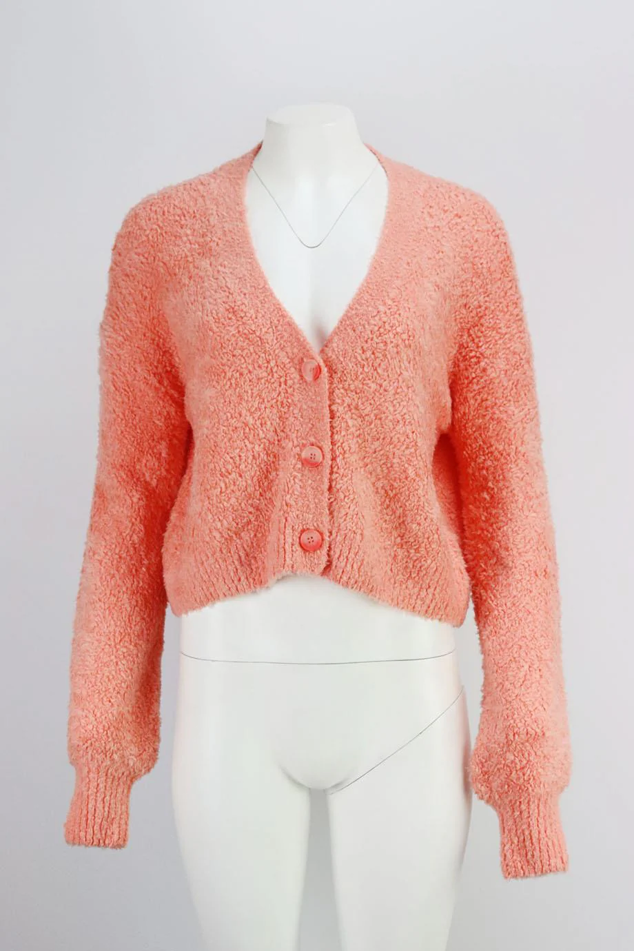 LE ORE COZY BOUCLÉ CARDIGAN SMALL - Image 2
