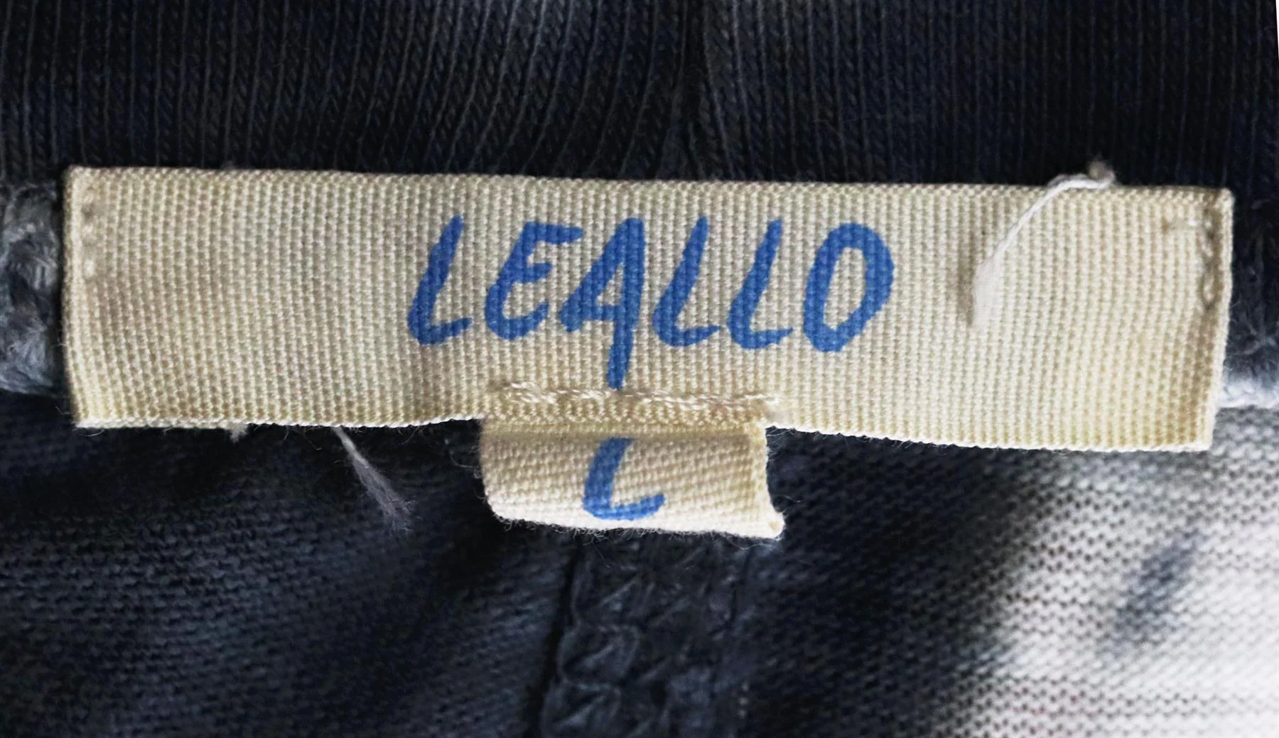 LEALLO TIE DYED COTTON TRACK PANTS LARGE - Image 11