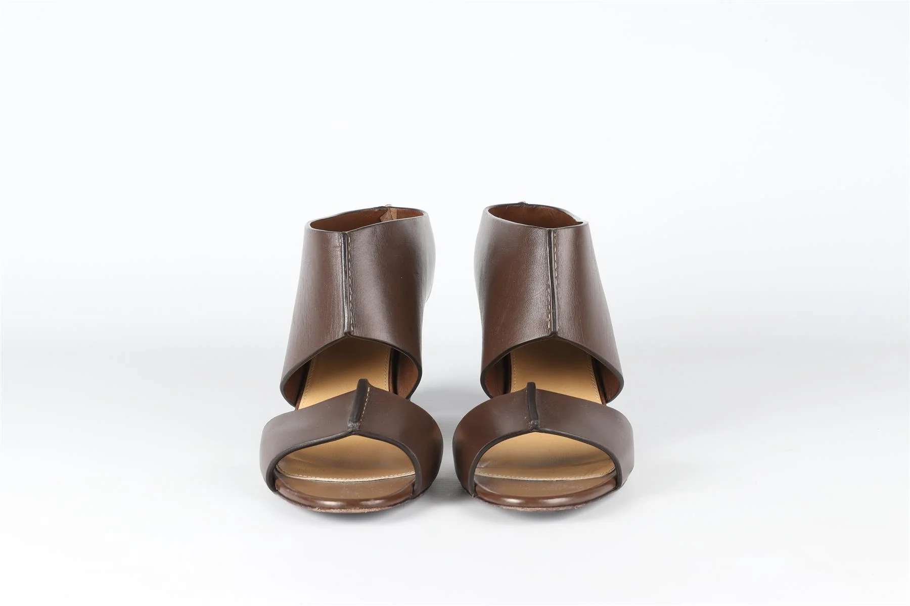 LEMAIRE BROWN LEATHER MULES EU 39.5 UK 6.5 US 9.5 - Image 3