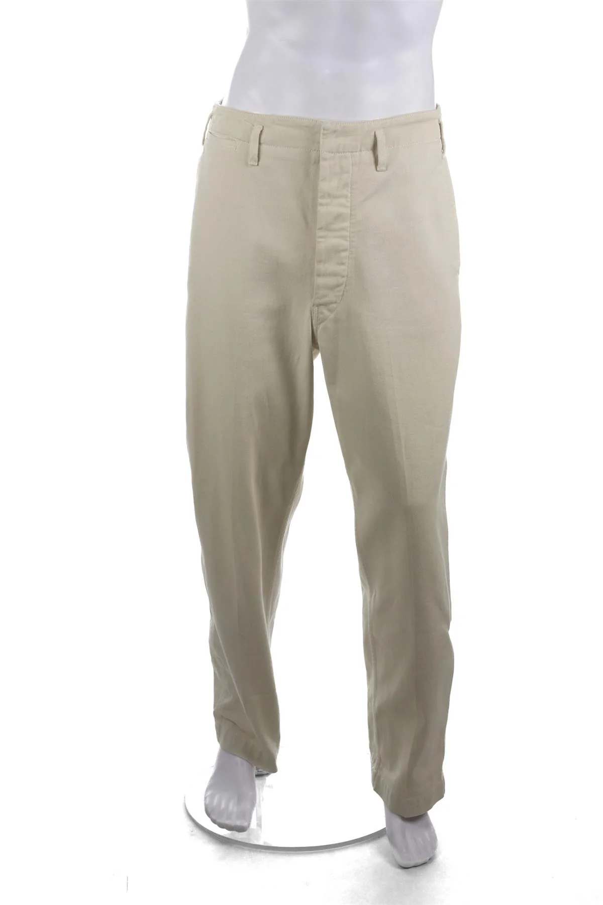LEMAIRE ECRU MENS STRAIGHT LEG JEANS IT 46 W30 - Image 2