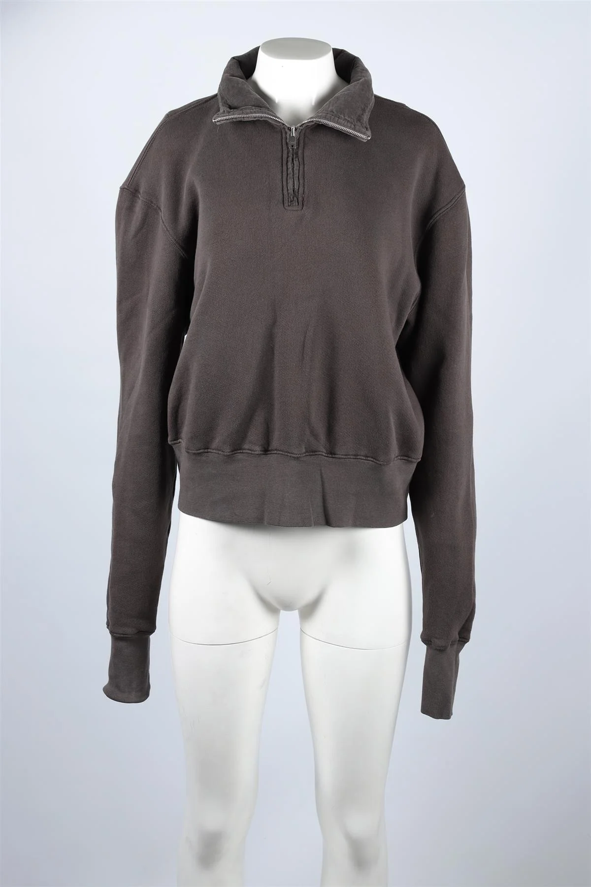 LES TIEN GREY COTTON SWEATSHIRT MEDIUM - Image 2