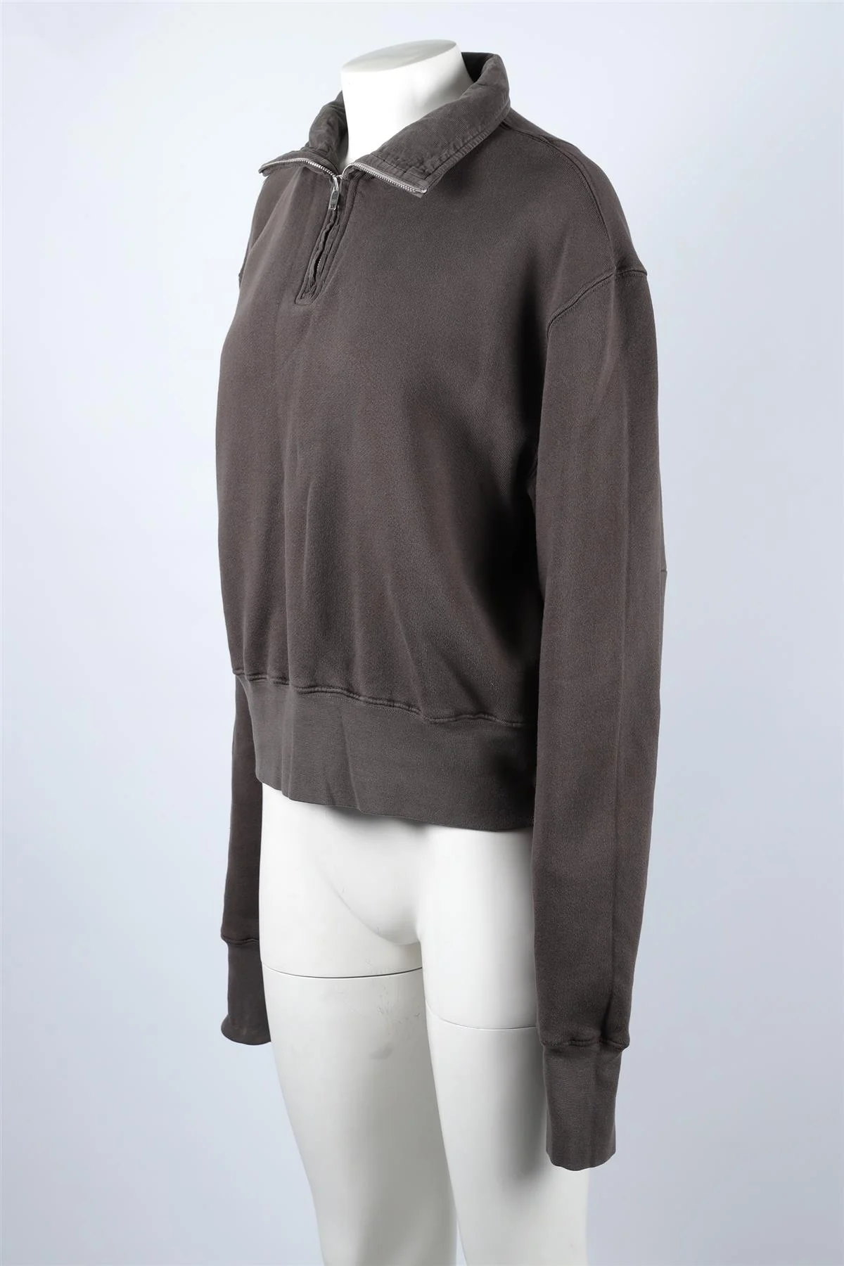 LES TIEN GREY COTTON SWEATSHIRT MEDIUM - Image 3