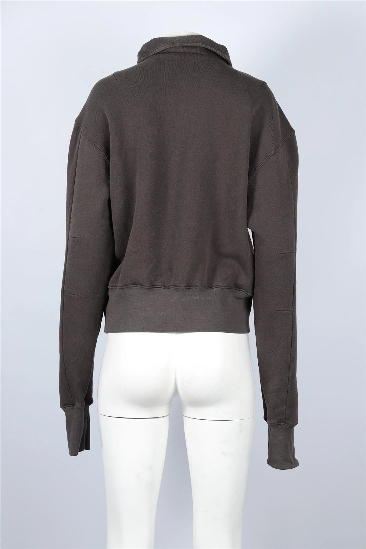 LES TIEN GREY COTTON SWEATSHIRT MEDIUM - Image 4
