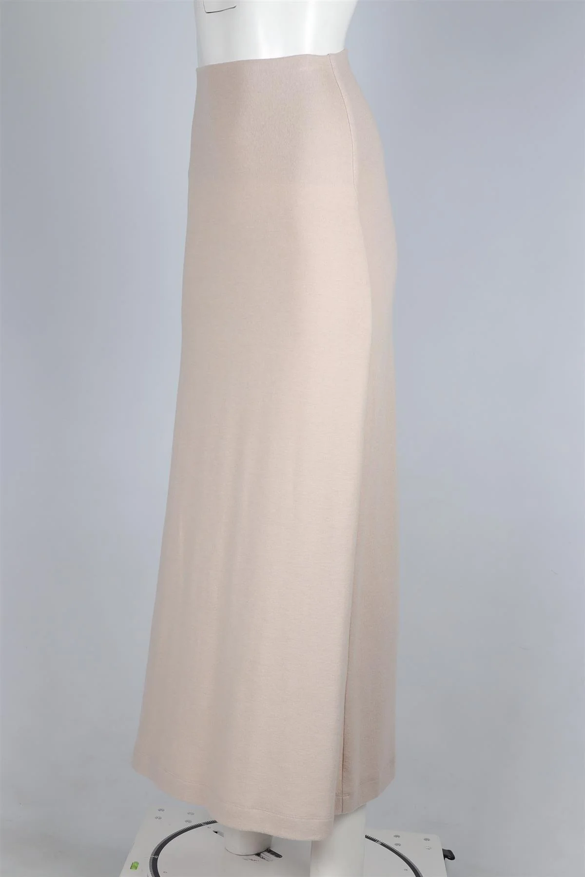 LESET BEIGE JERSEY MAXI SKIRT XSMALL - Image 3