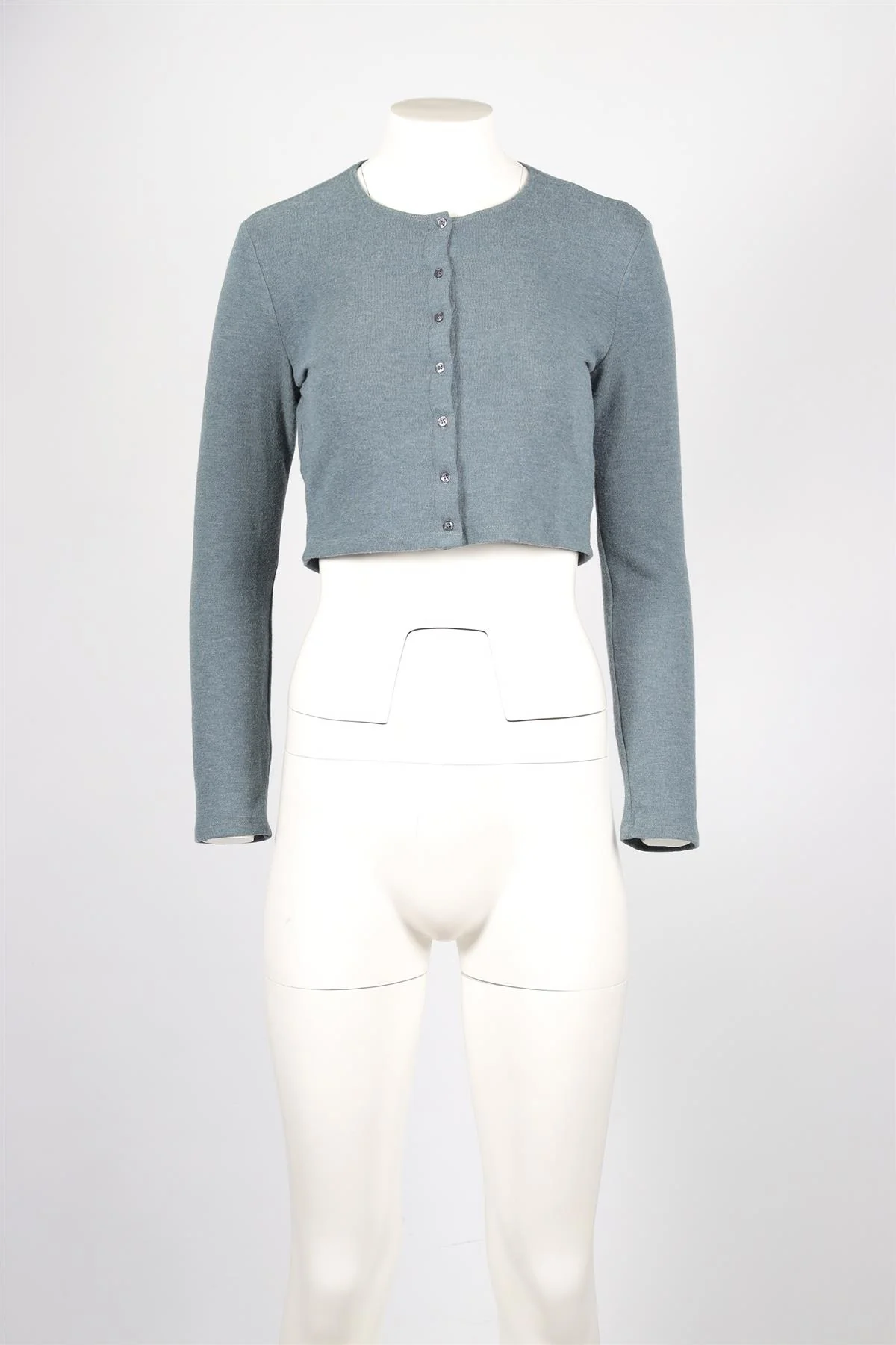 LESET BLUE JERSEY CARDIGAN SMALL - Image 2