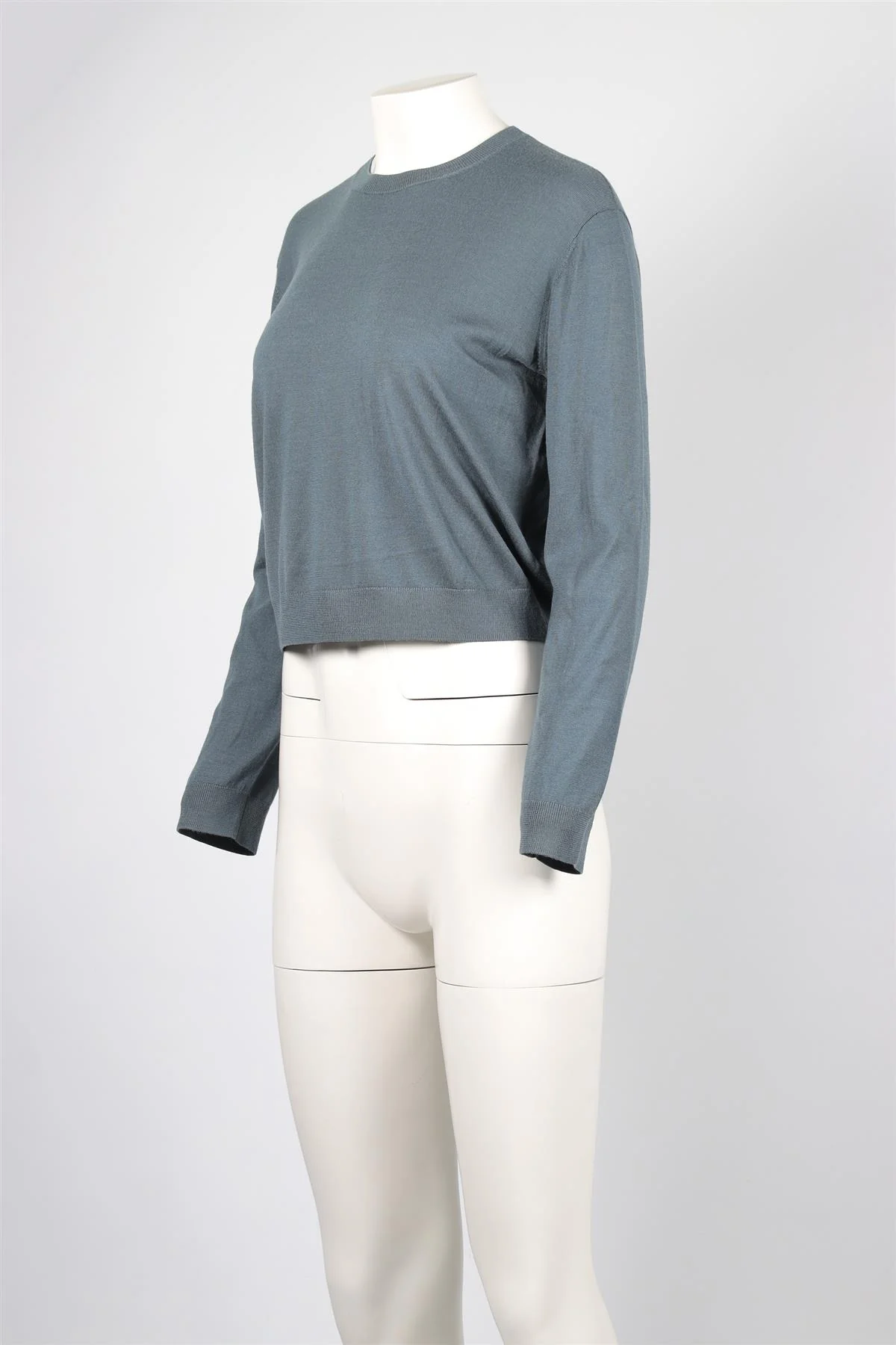 LESET BLUE WOOL SWEATER SMALL - Image 3