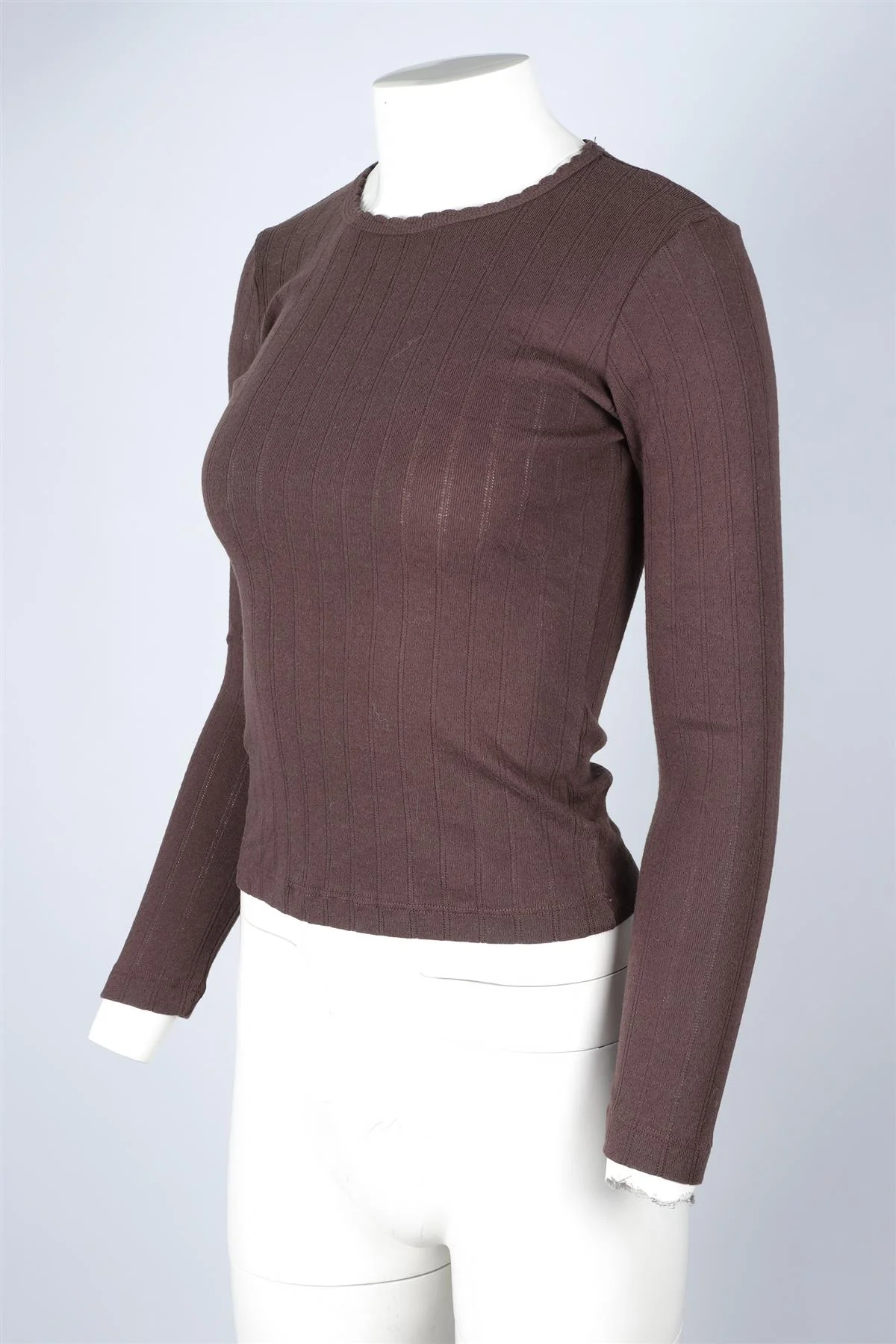 LESET BROWN COTTON TOP XSMALL - Image 3