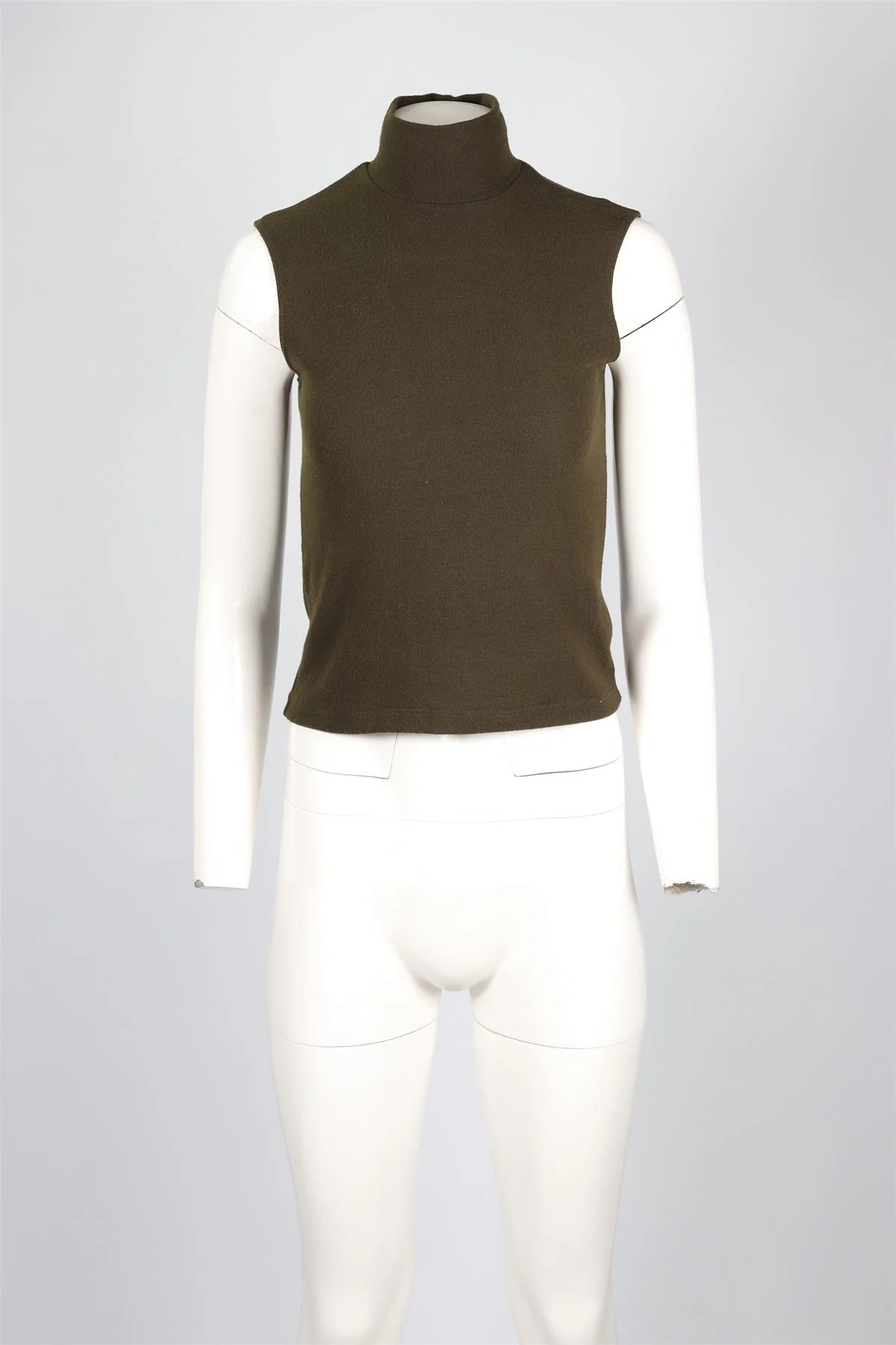 LESET GREEN KNIT TOP SMALL - Image 2