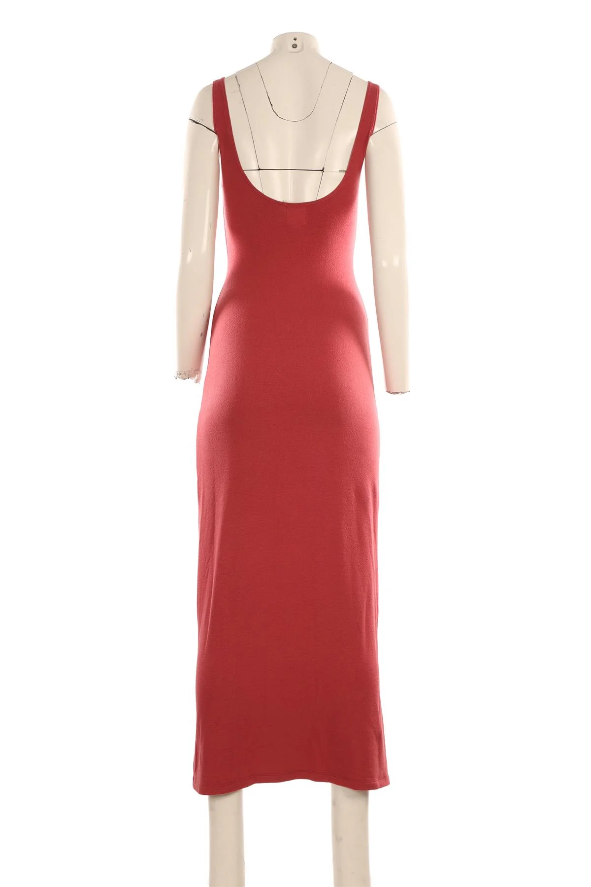 LESET PINK JERSEY MAXI DRESS XSMALL - Image 4
